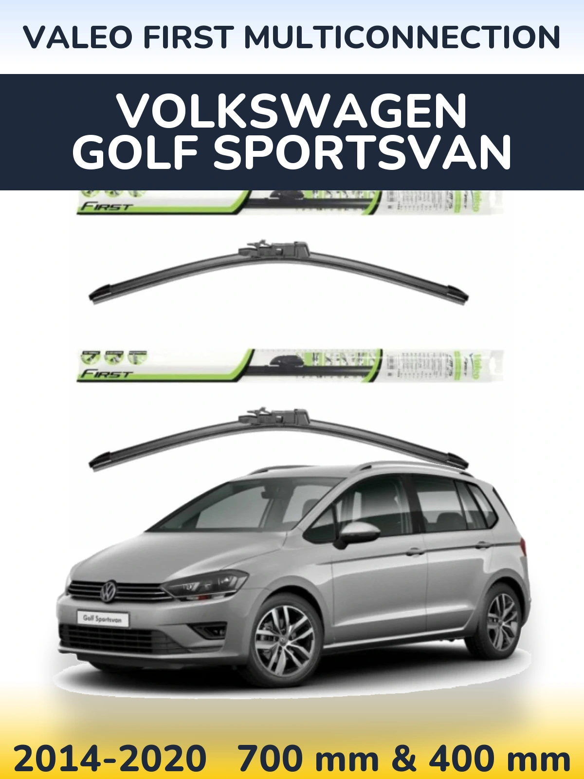 Ștergătoare Valeo First MultiConnection pentru Volkswagen Golf Sportsvan