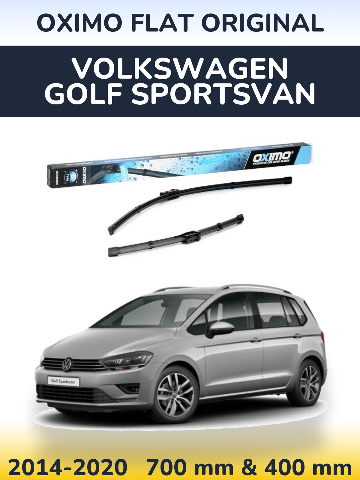 Ștergătoare Oximo Flat Original pentru Volkswagen Golf Sportsvan