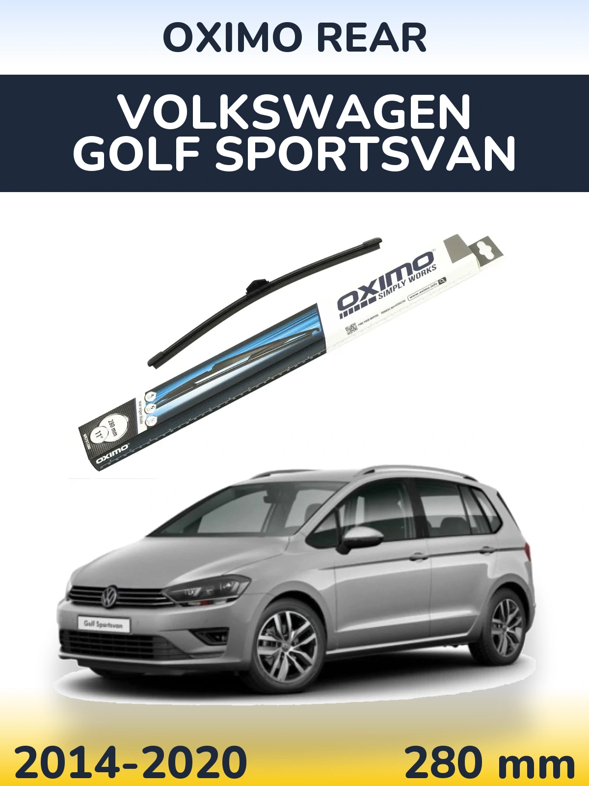 Ștergătoare Oximo Rear pentru Volkswagen Golf Sportsvan