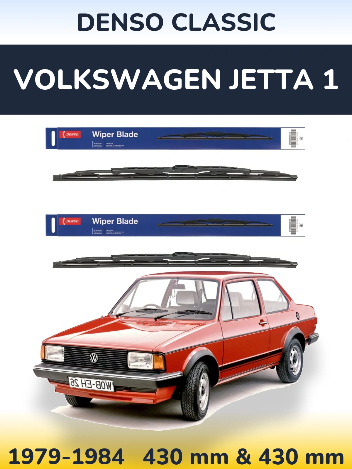 Ștergătoare Denso Classic pentru Volkswagen Jetta 1