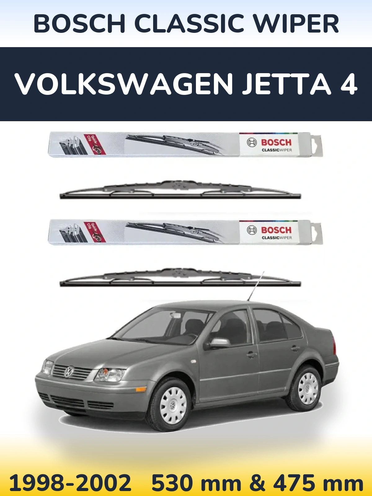 Ștergătoare BOSCH Classic Wiper pentru Volkswagen Jetta 4