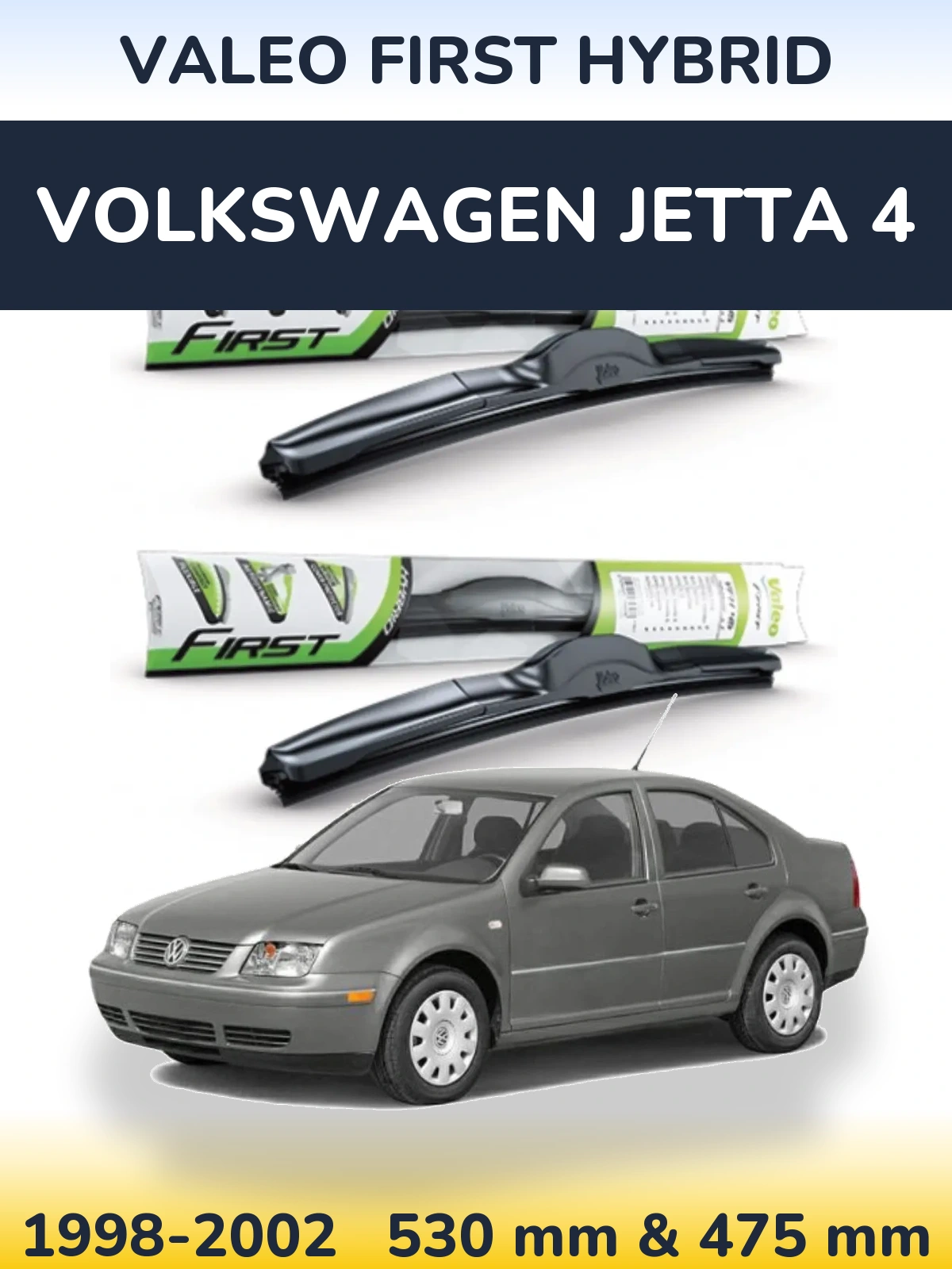 Ștergătoare Valeo First Hybrid pentru Volkswagen Jetta 4