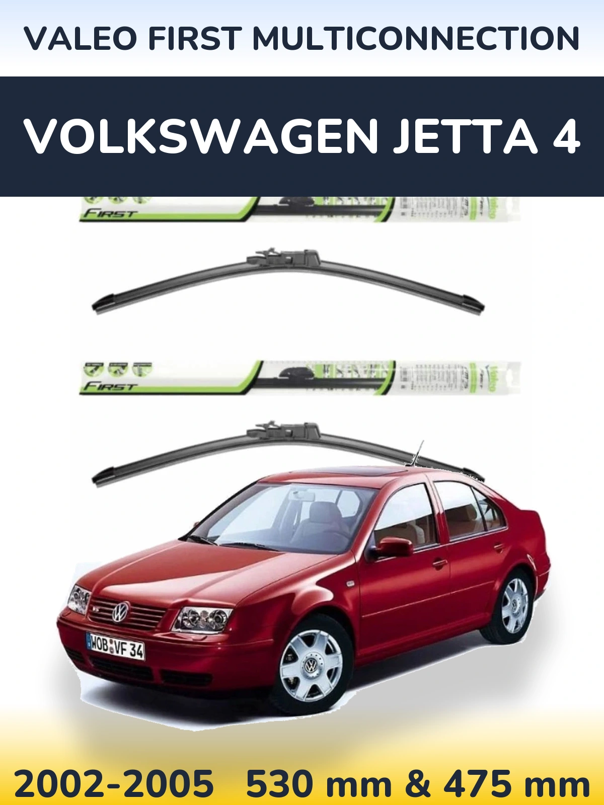 Ștergătoare Valeo First MultiConnection pentru Volkswagen Jetta 4