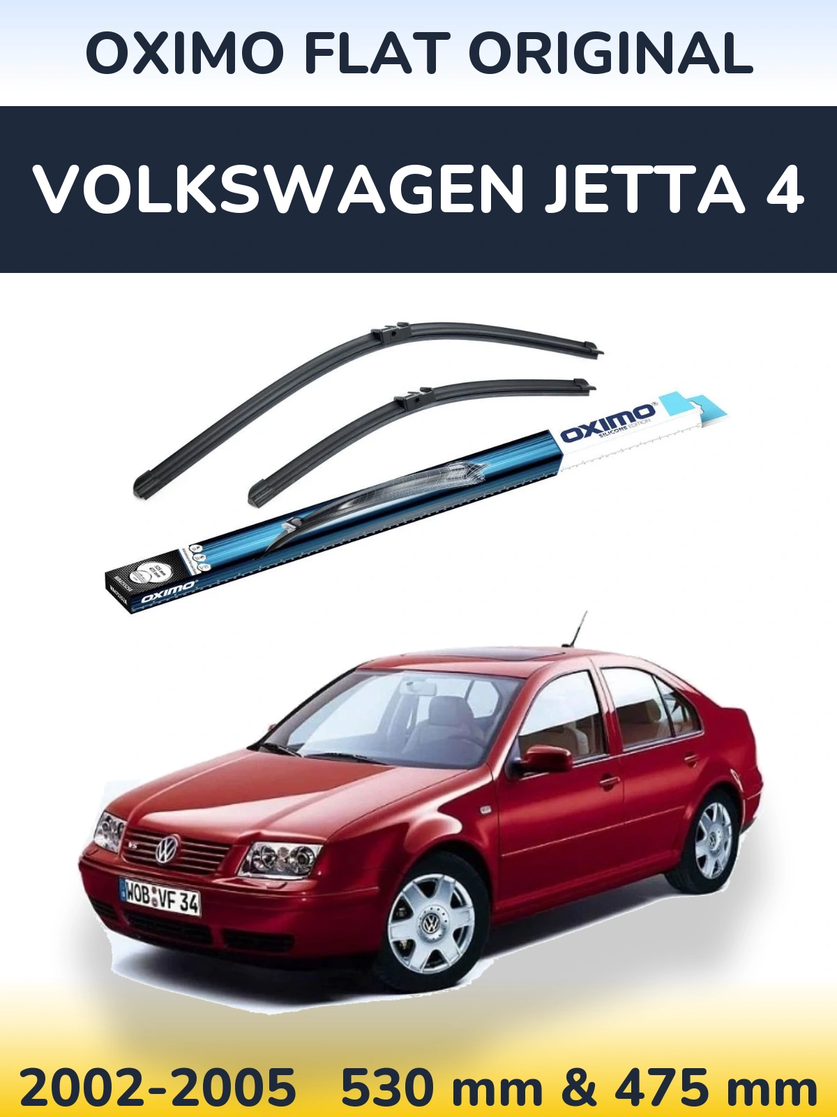 Ștergătoare Oximo Flat Original pentru Volkswagen Jetta 4