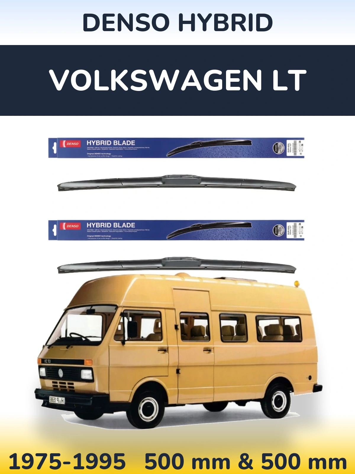 Ștergătoare Denso Hybrid pentru Volkswagen LT