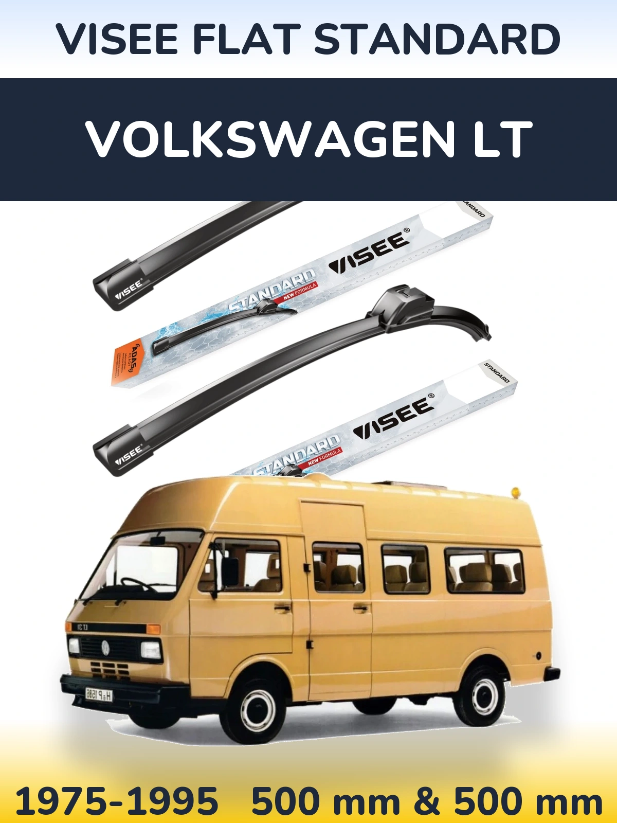 Ștergătoare VISEE FLAT STANDARD pentru Volkswagen LT