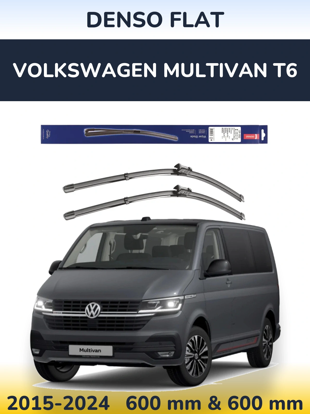 Ștergătoare Denso Flat pentru Volkswagen Multivan T6