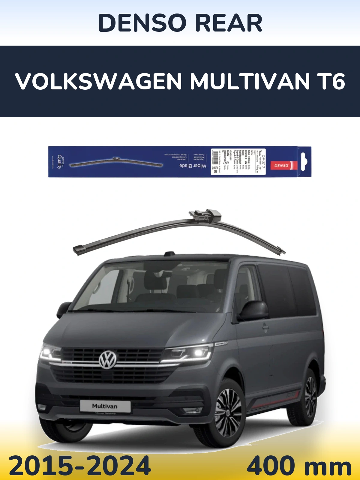 Ștergătoare Denso Rear pentru Volkswagen Multivan T6