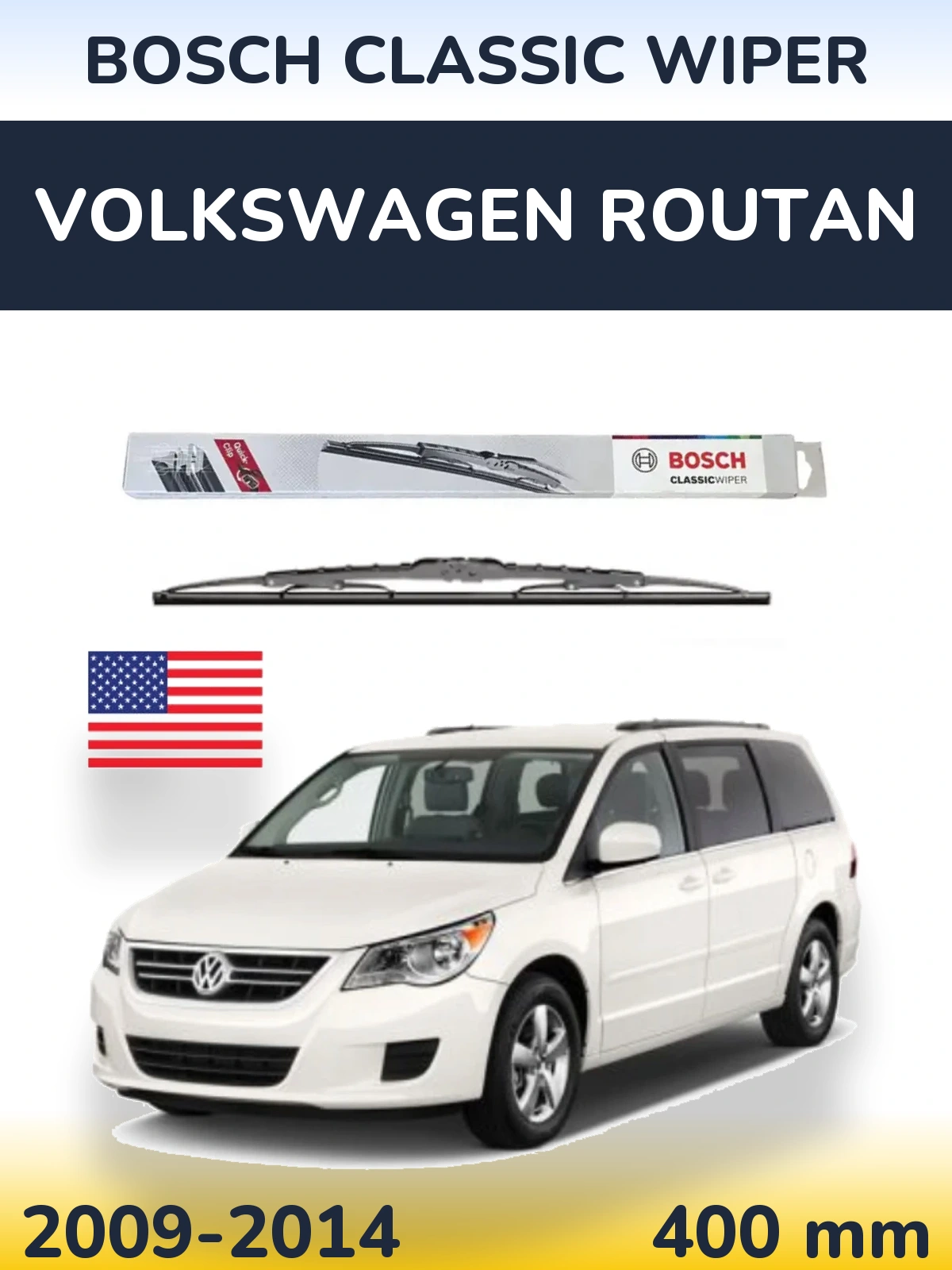 Ștergătoare BOSCH Classic Wiper pentru Volkswagen Routan