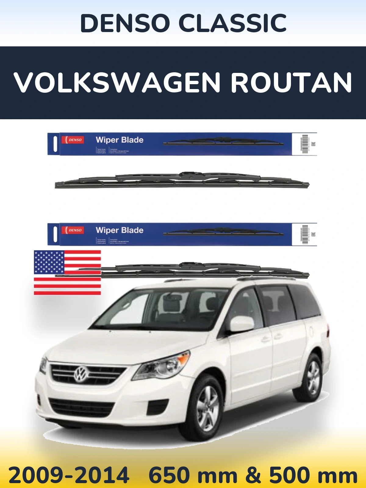 Ștergătoare Denso Classic pentru Volkswagen Routan