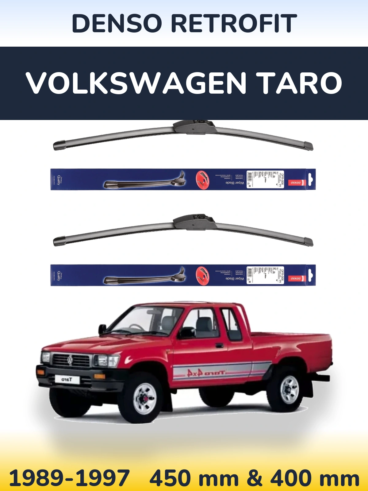 Ștergătoare Denso Retrofit pentru Volkswagen Taro