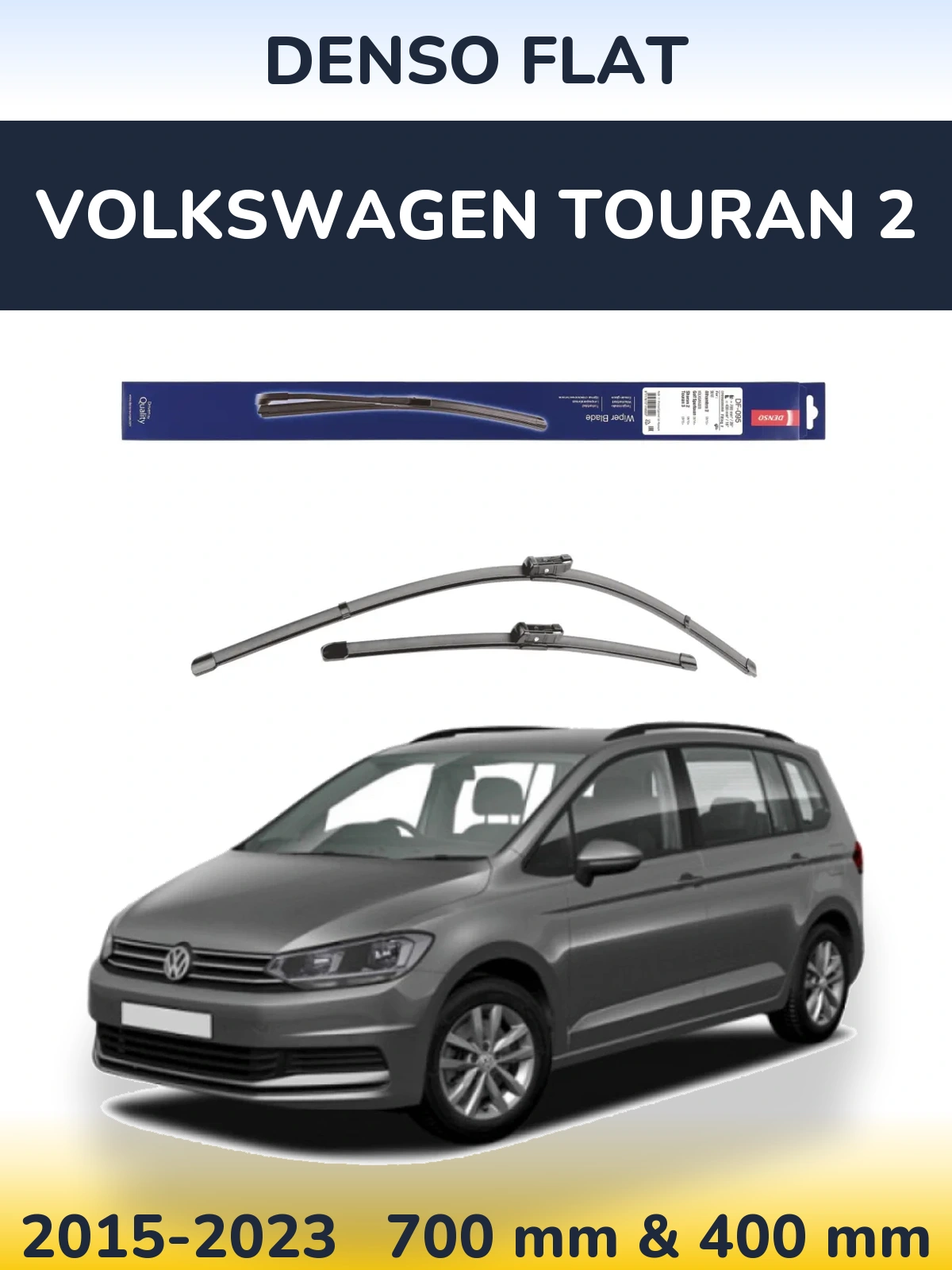 Ștergătoare Denso Flat pentru Volkswagen Touran 2