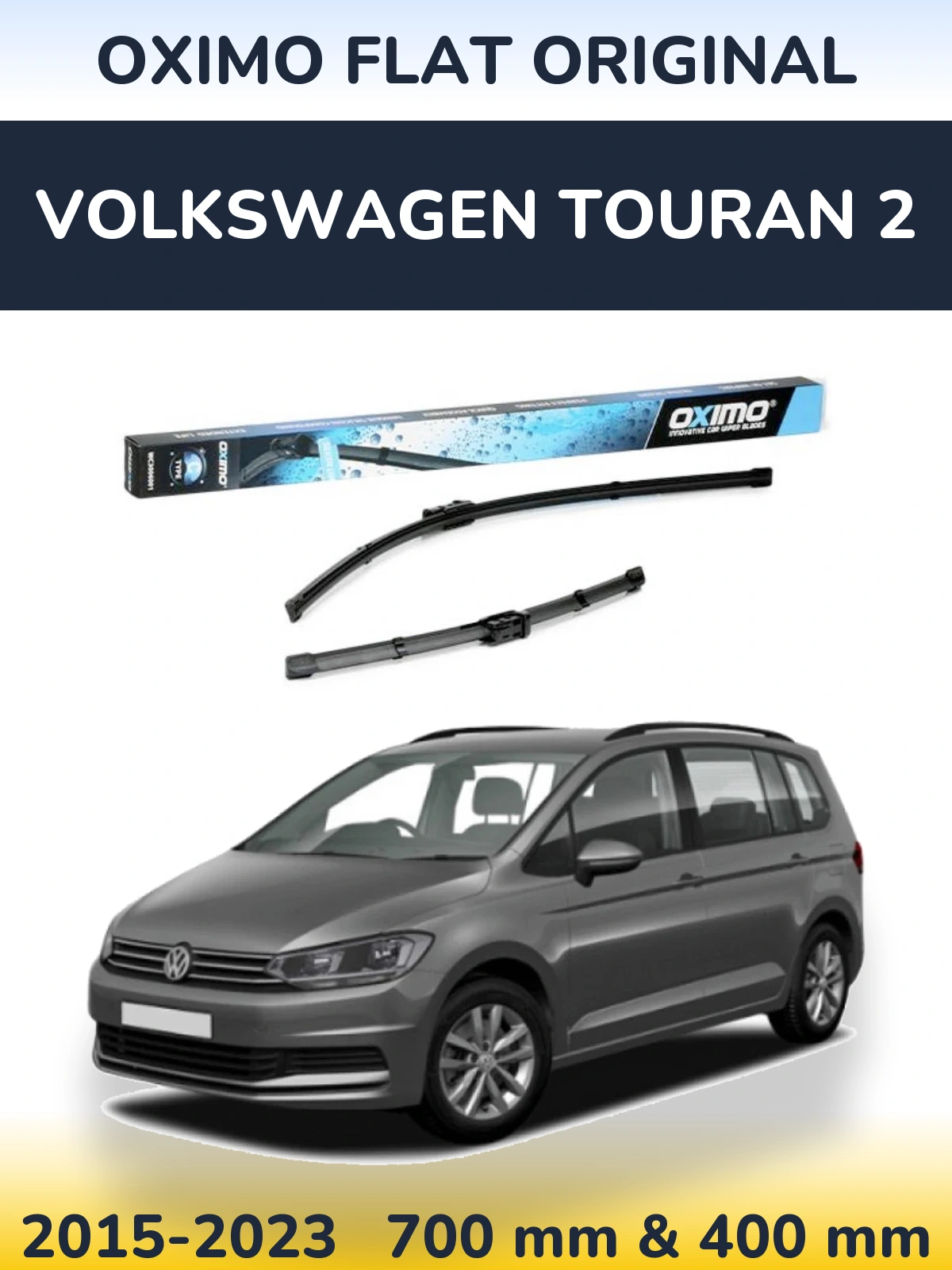 Ștergătoare Oximo Flat Original pentru Volkswagen Touran 2