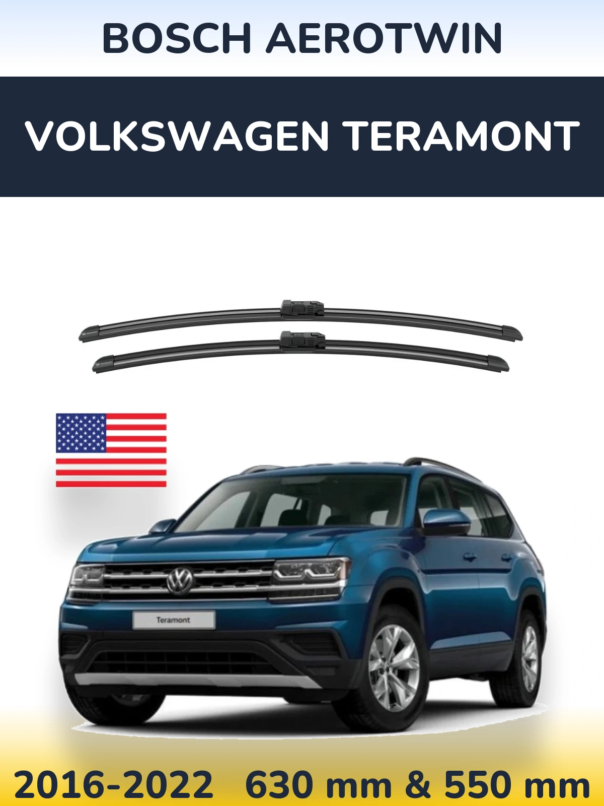 Ștergătoare BOSCH AeroTwin pentru Volkswagen Teramont