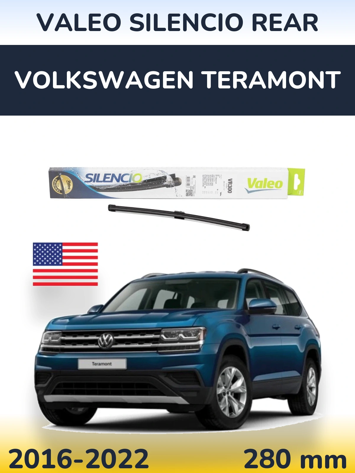 Ștergătoare Valeo Silencio Rear pentru Volkswagen Teramont