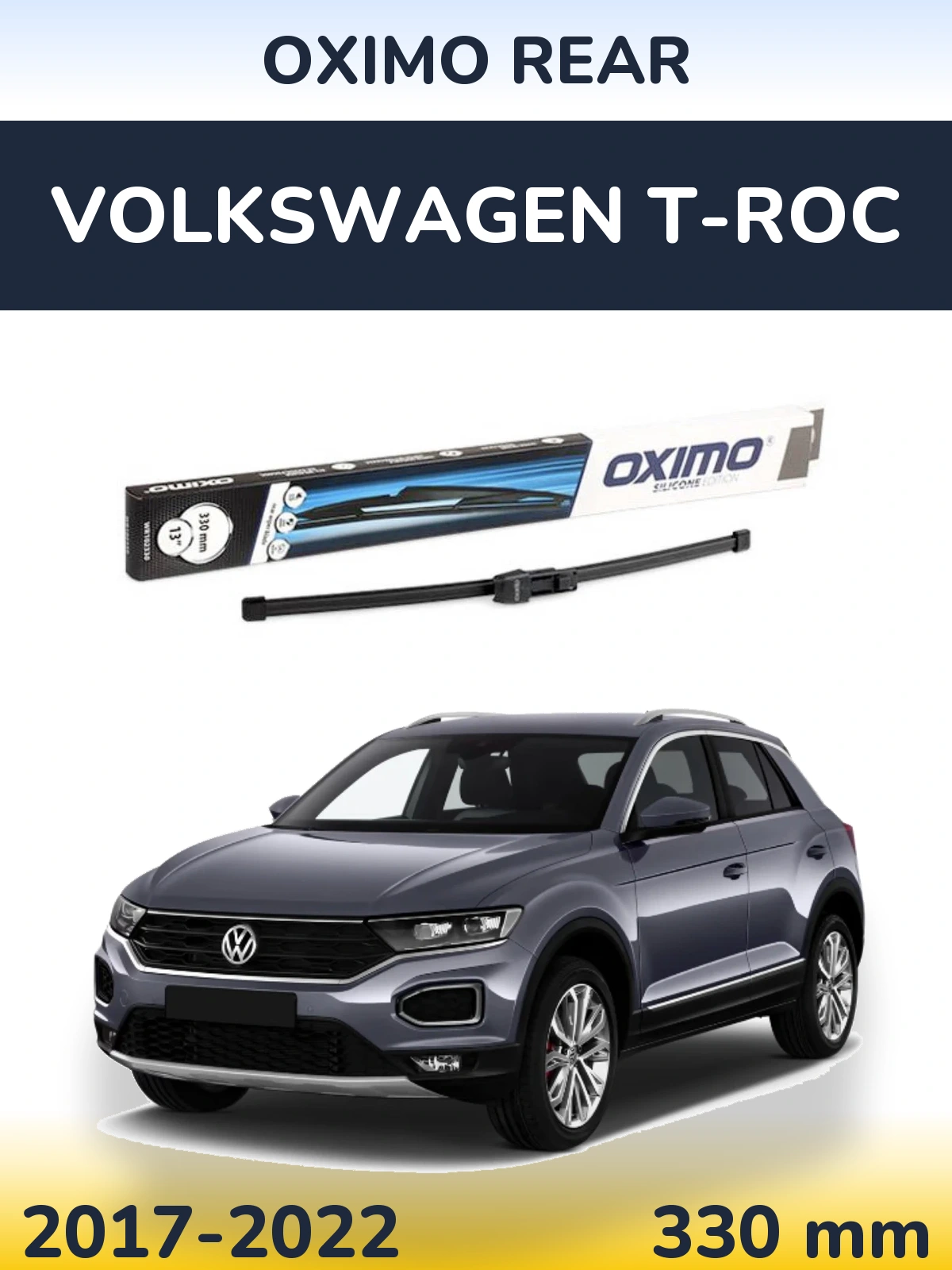 Rear wiper blade Oximo Rear 330 mm for Volkswagen T-Roc 2017-2022