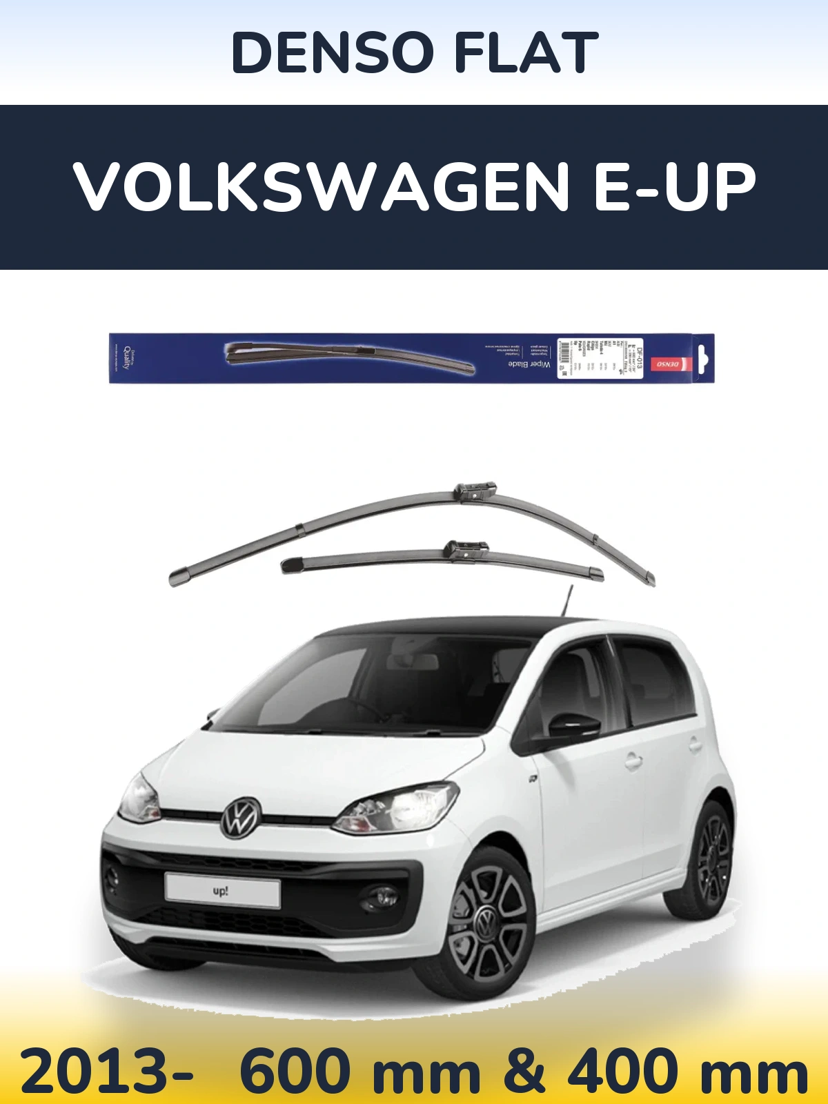 Ștergătoare Denso Flat pentru Volkswagen e-Up