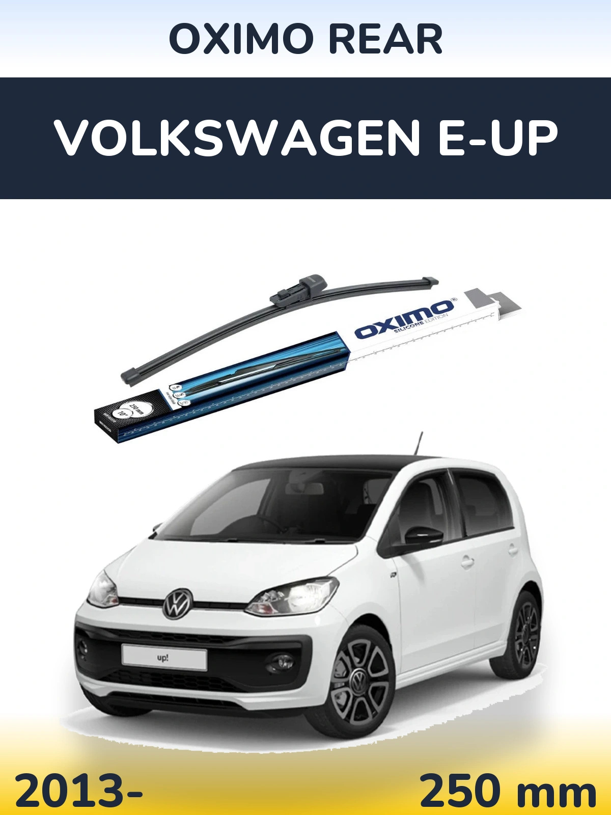 Задня щітка Oximo Rear 250 мм для Volkswagen e-Up 2013-2026