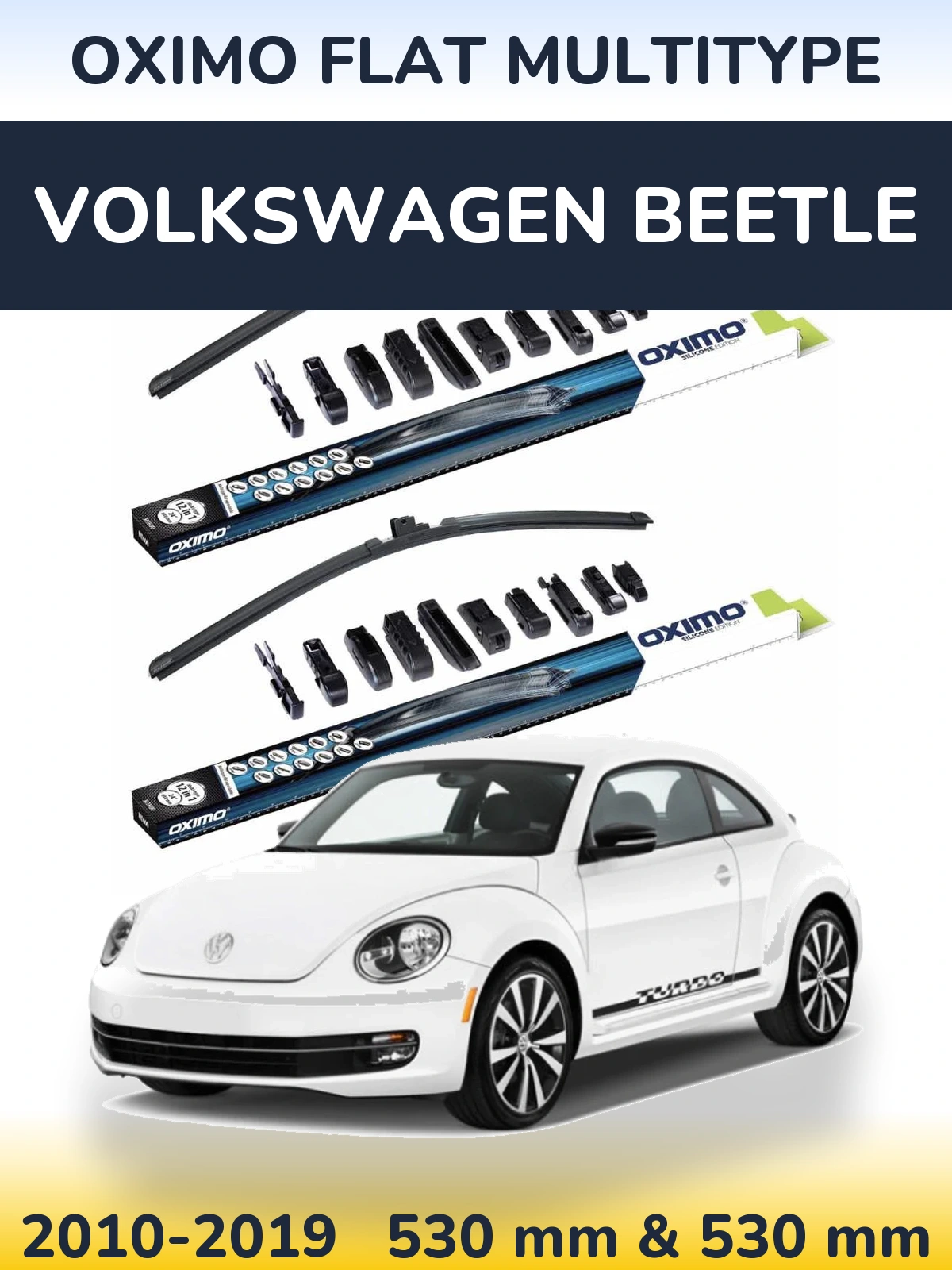 Ștergătoare Oximo Flat MultiTipe pentru Volkswagen Beetle