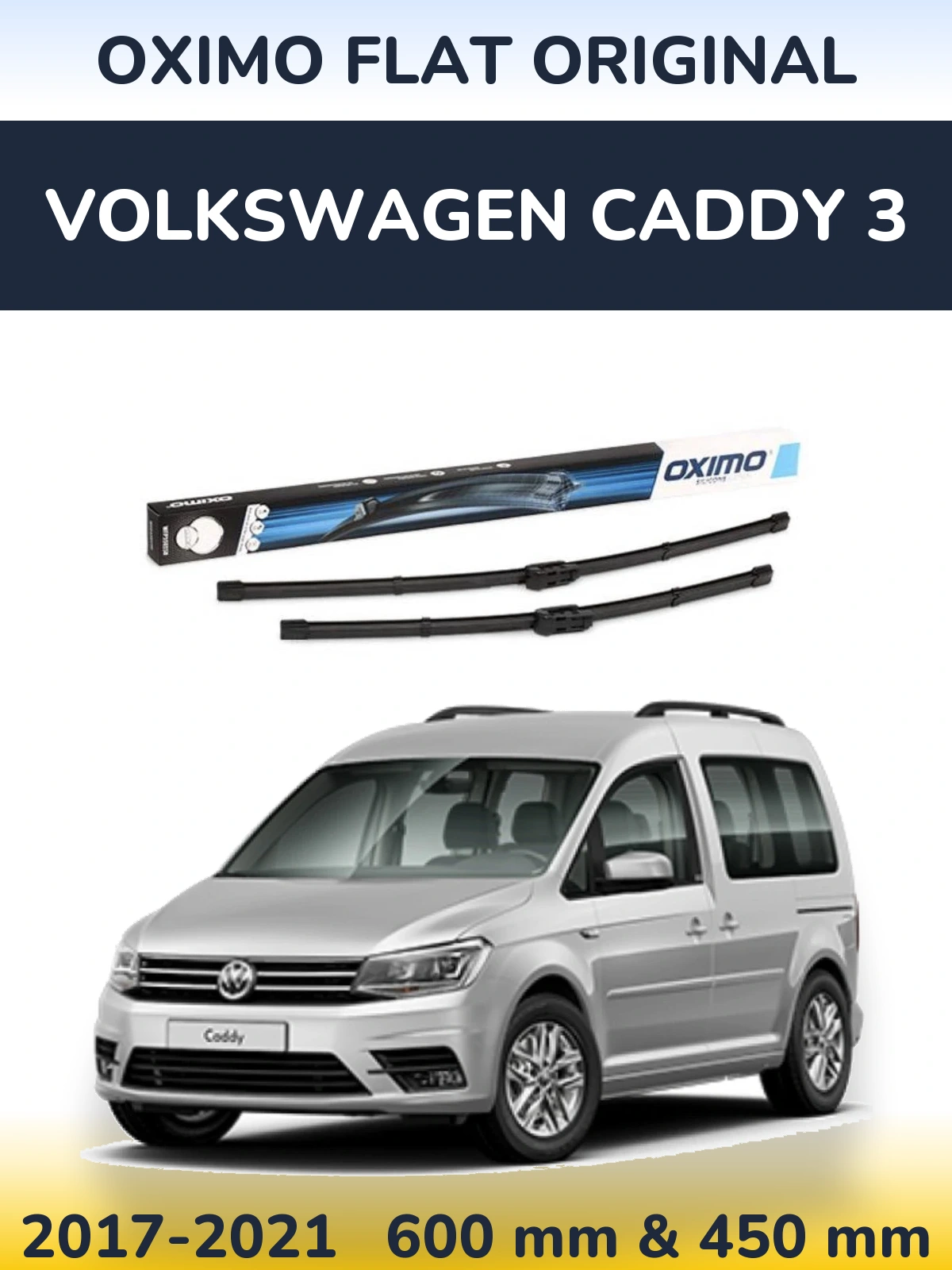 Ștergătoare Oximo Flat Original pentru Volkswagen Caddy 3
