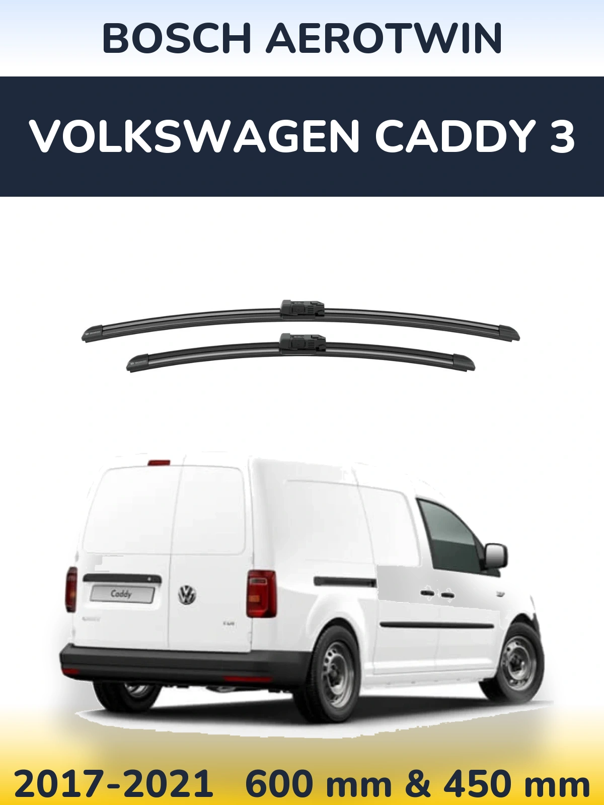 Ștergătoare BOSCH AeroTwin pentru Volkswagen Caddy 3
