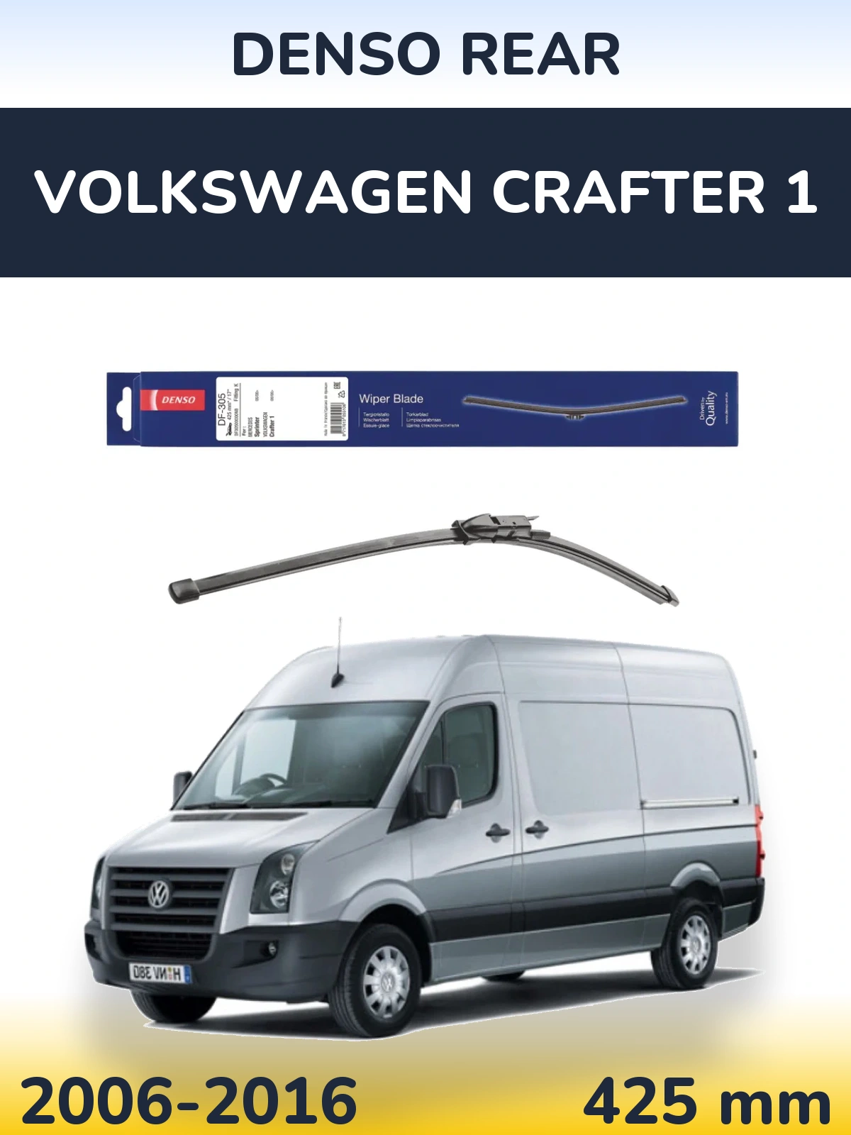 Ștergătoare Denso Rear pentru Volkswagen Crafter 1