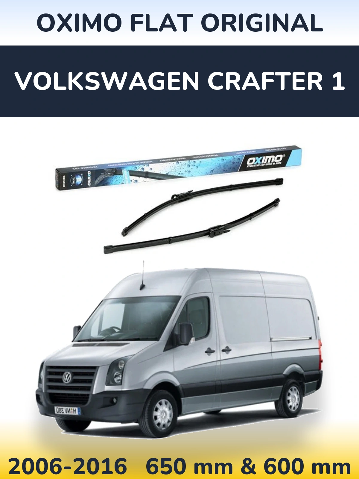 Ștergătoare Oximo Flat Original pentru Volkswagen Crafter 1