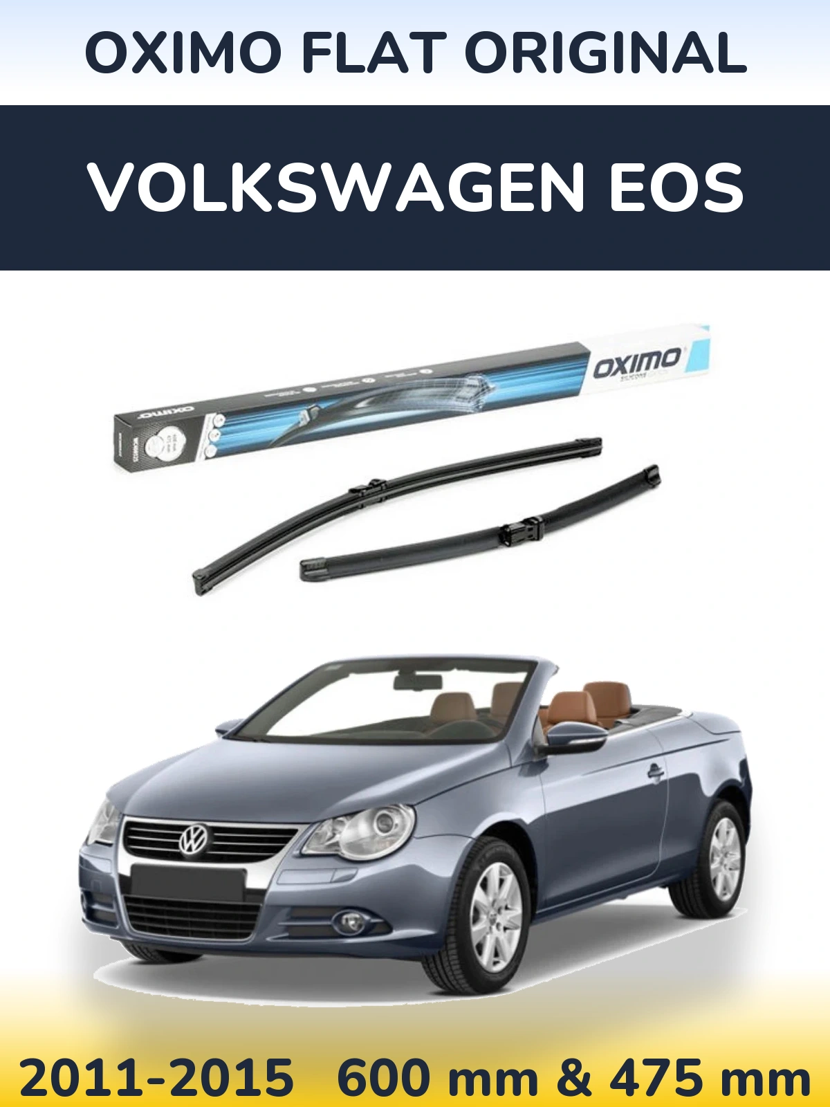 Ștergătoare Oximo Flat Original pentru Volkswagen EOS