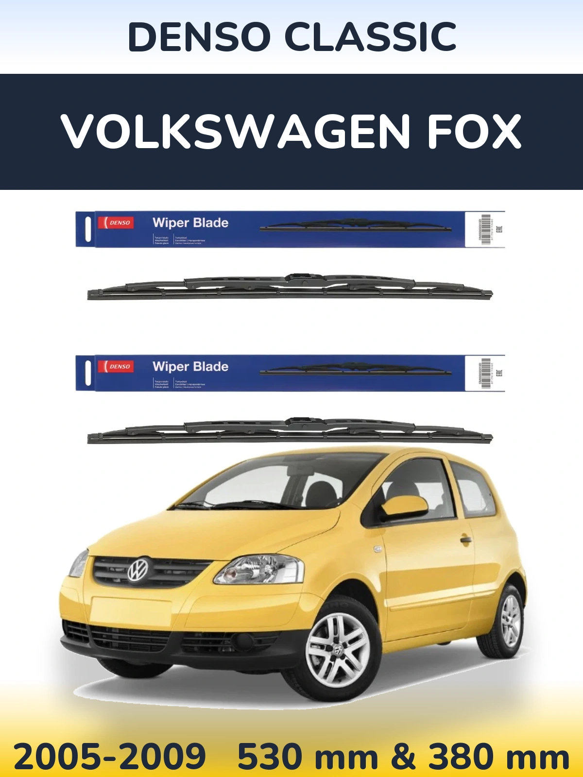 Ștergătoare Denso Classic pentru Volkswagen Fox