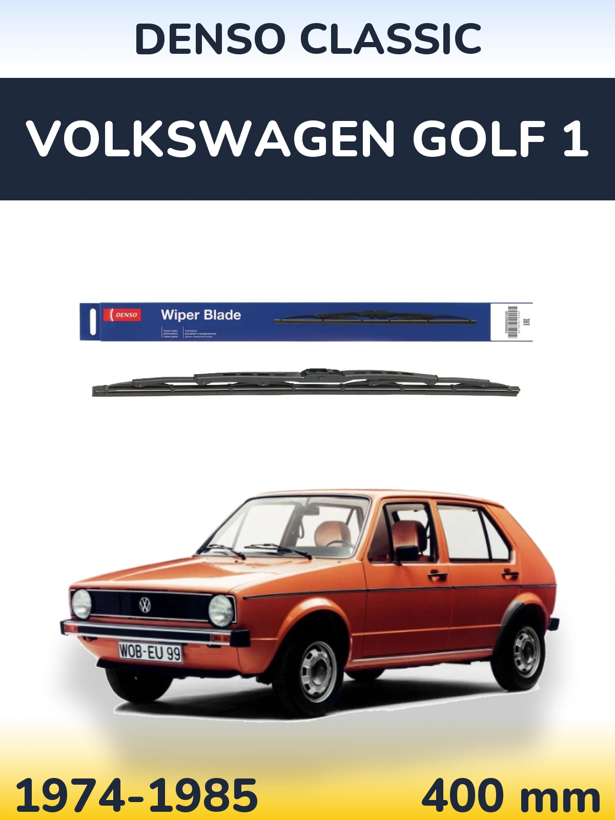 Ștergătoare Denso Classic pentru Volkswagen Golf 1