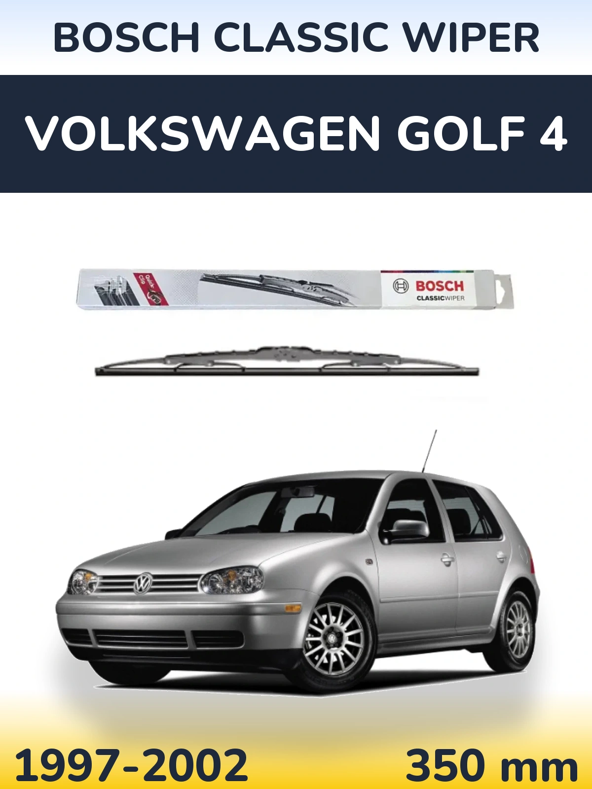 Ștergătoare BOSCH Classic Wiper pentru Volkswagen Golf 4