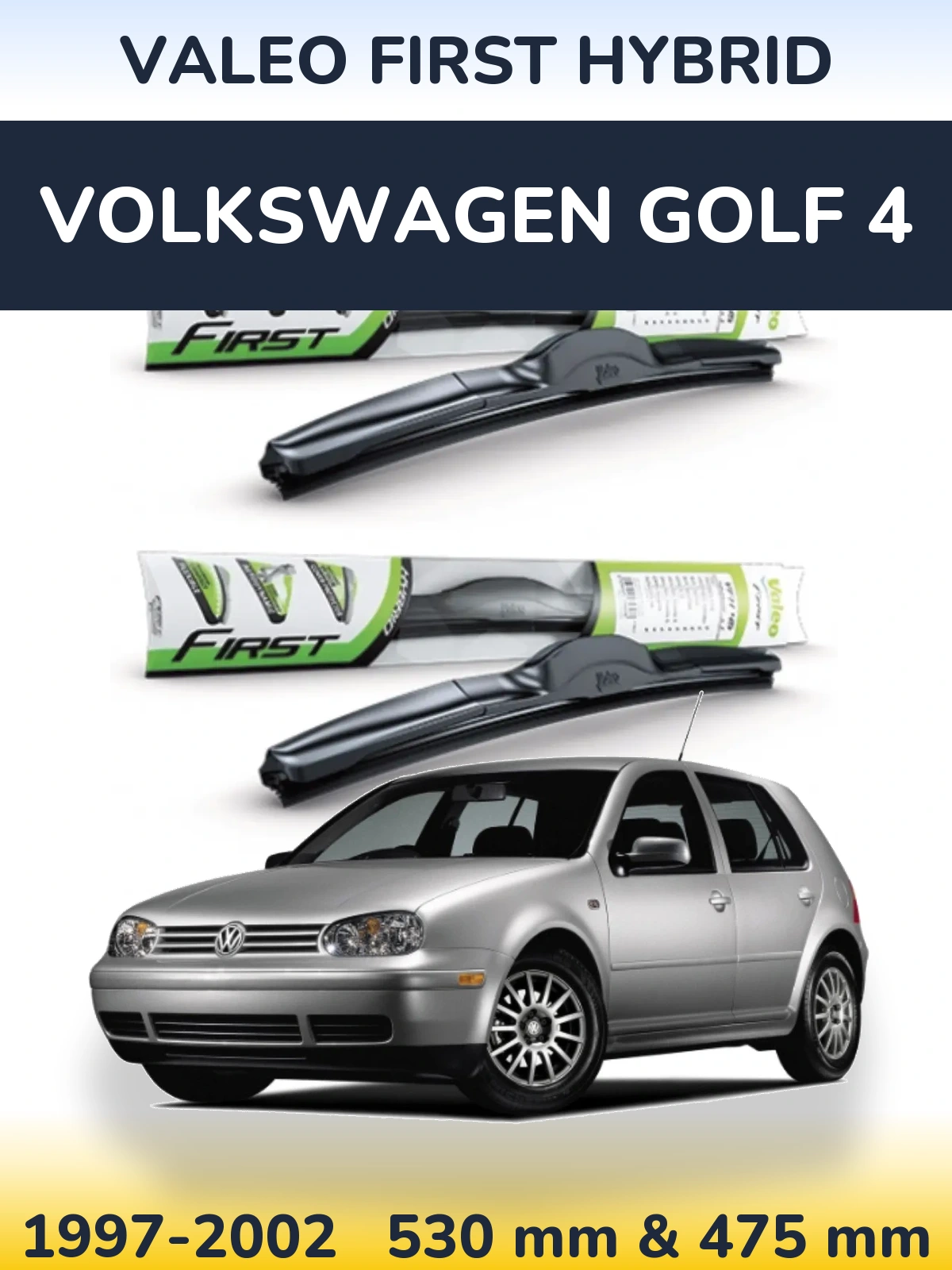 Ștergătoare Valeo First Hybrid pentru Volkswagen Golf 4