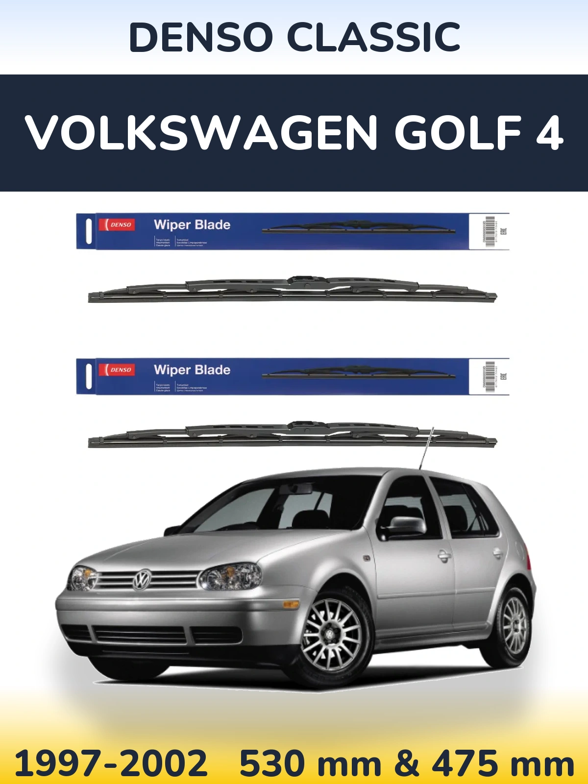 Ștergătoare Denso Classic pentru Volkswagen Golf 4