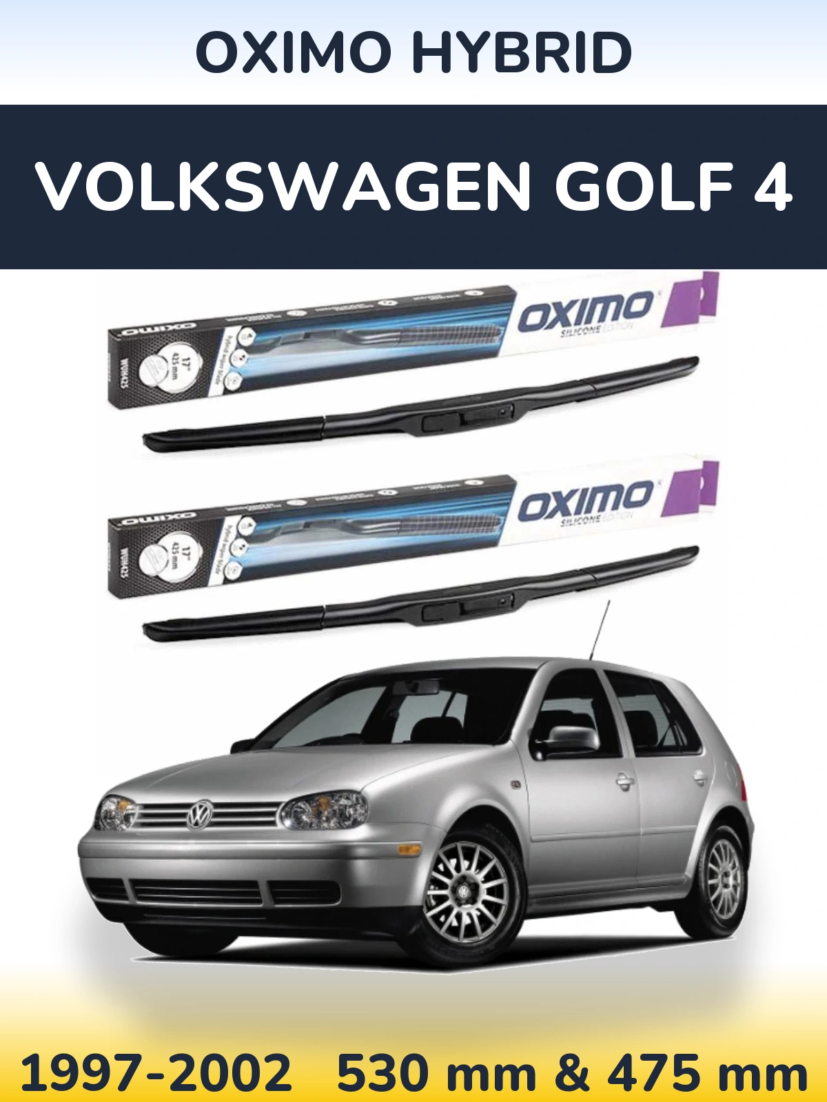 Ștergătoare Oximo Hybrid pentru Volkswagen Golf 4