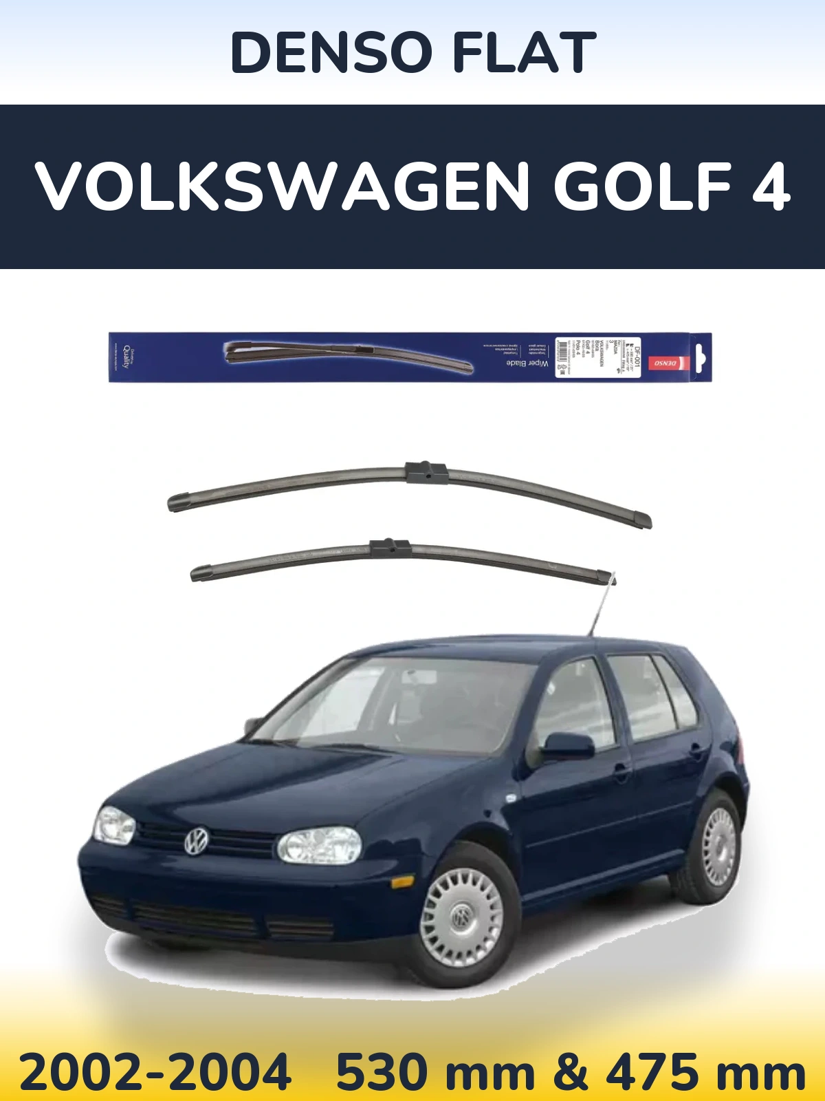 Ștergătoare Denso Flat pentru Volkswagen Golf 4