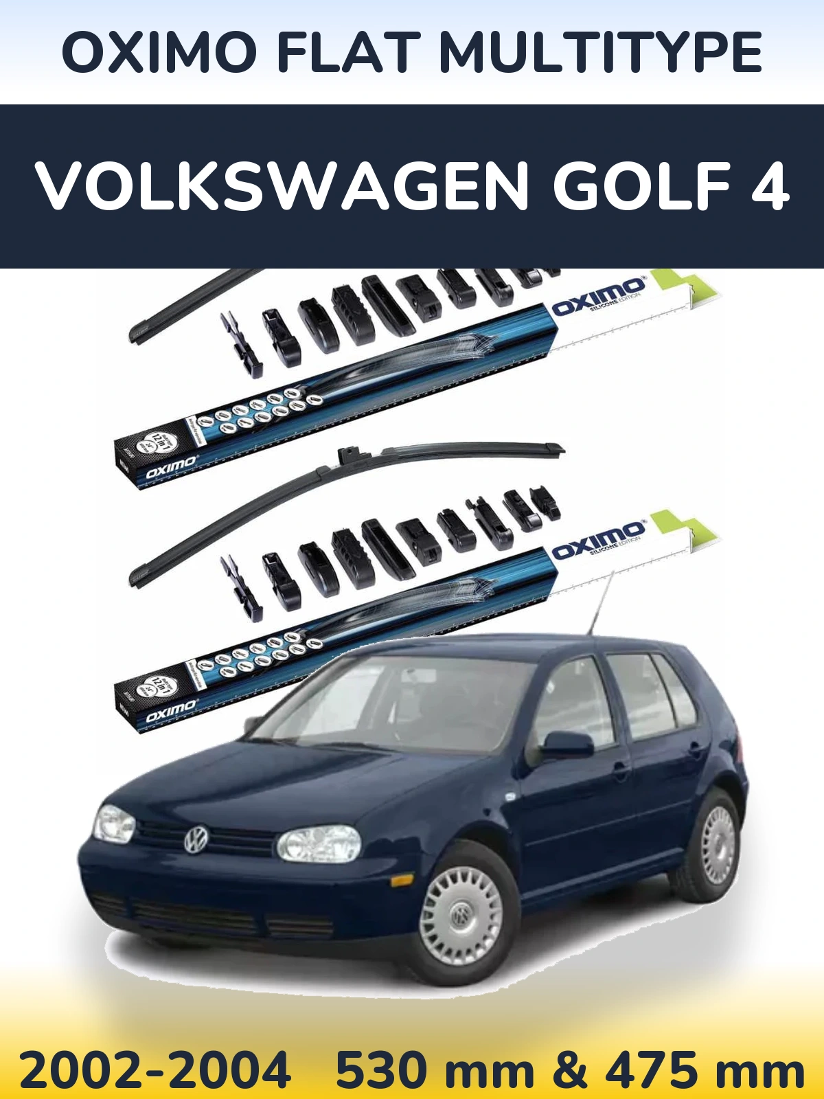 Ștergătoare Oximo Flat MultiTipe pentru Volkswagen Golf 4