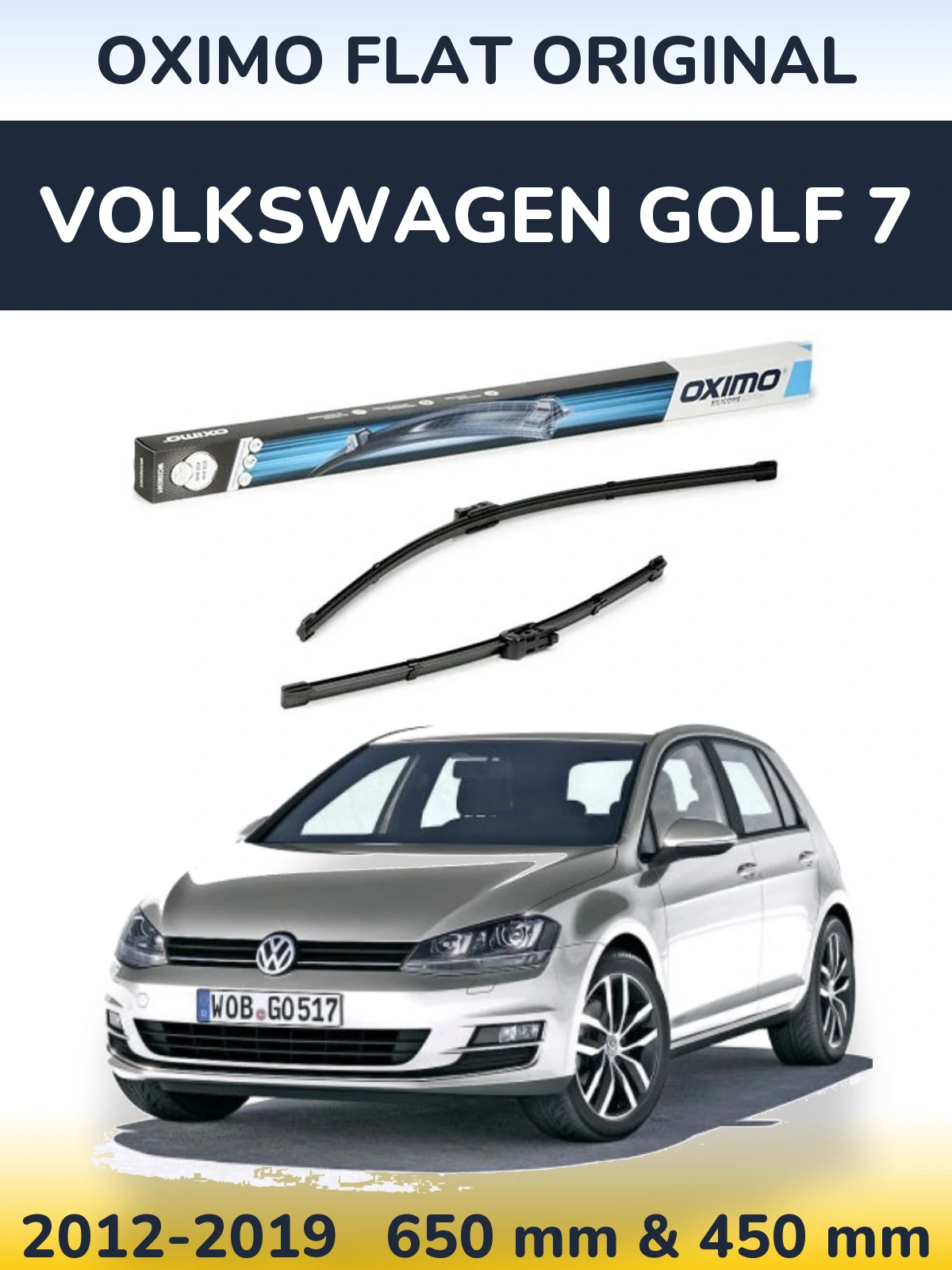 Ștergătoare Oximo Flat Original pentru Volkswagen Golf 7