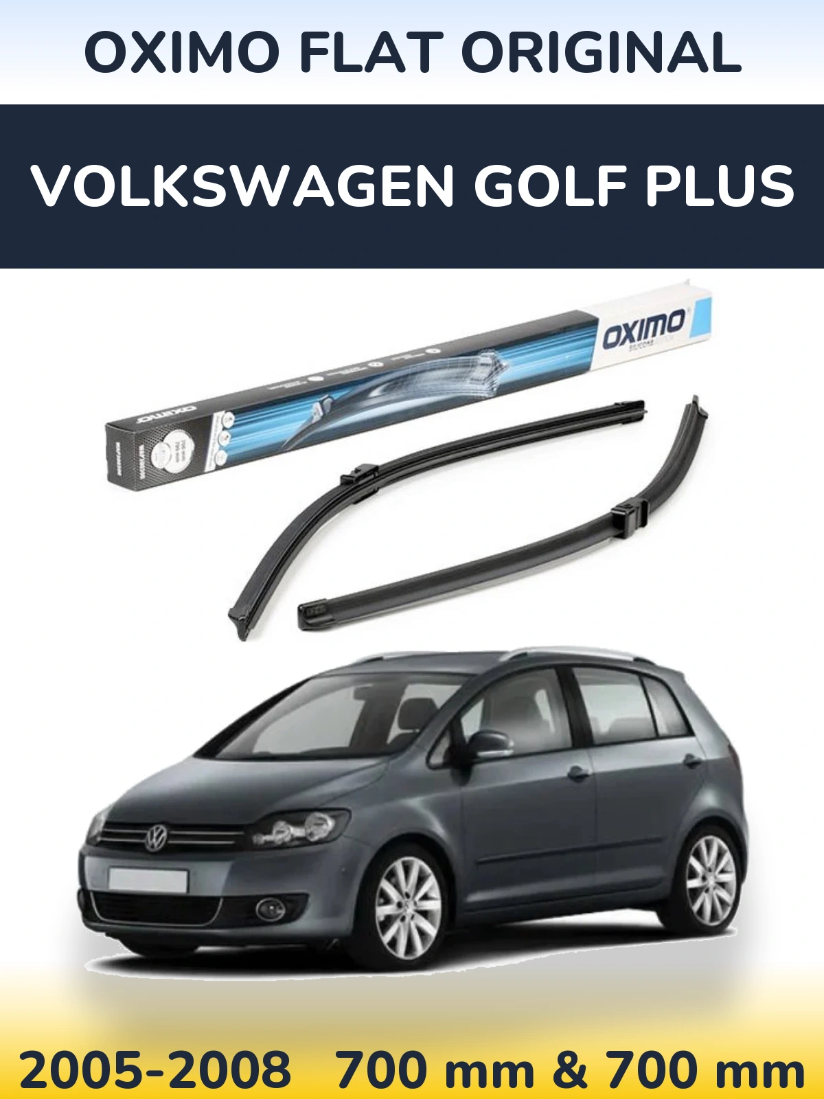 Ștergătoare Oximo Flat Original pentru Volkswagen Golf Plus