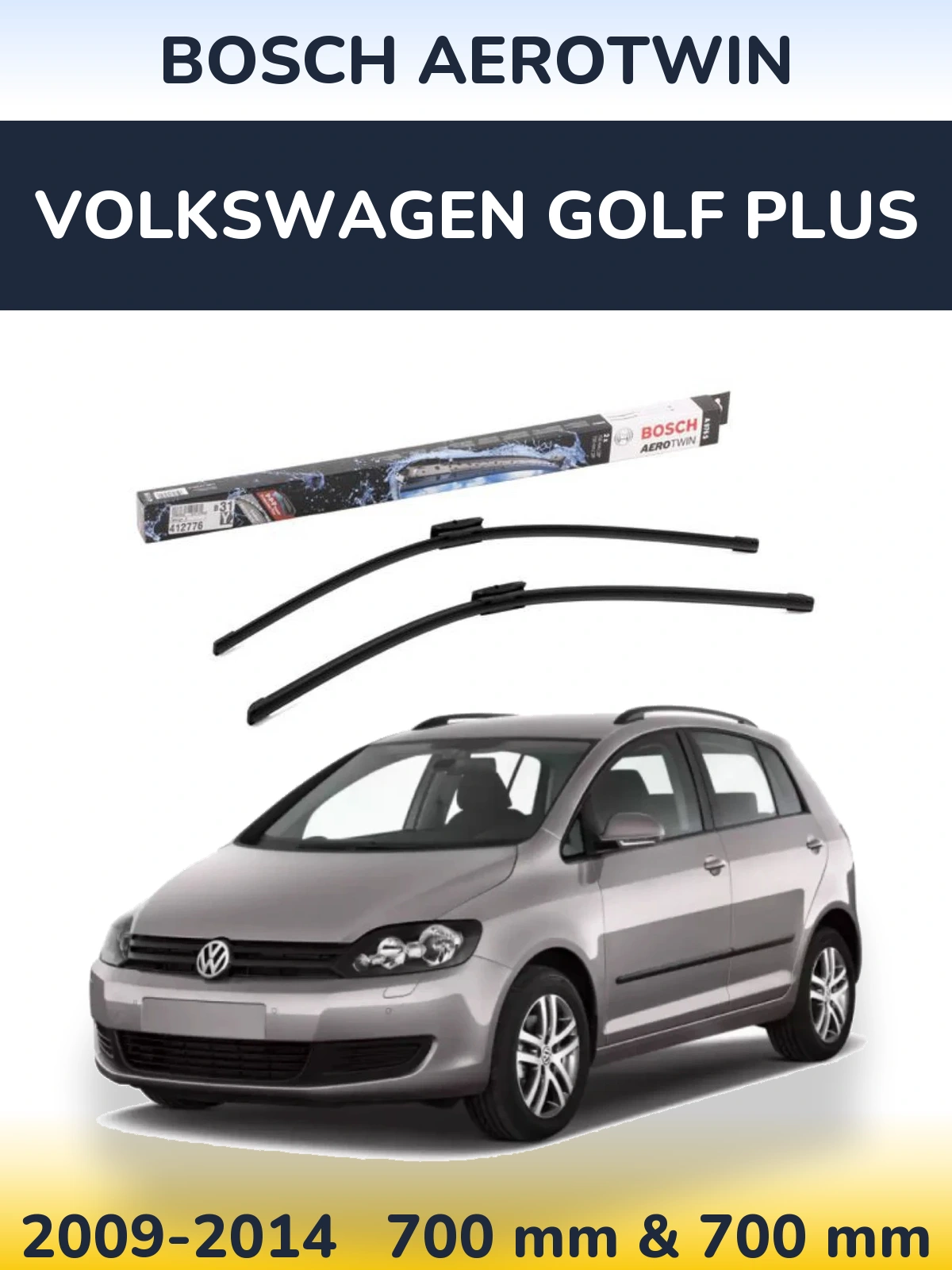 Ștergătoare BOSCH AeroTwin pentru Volkswagen Golf Plus