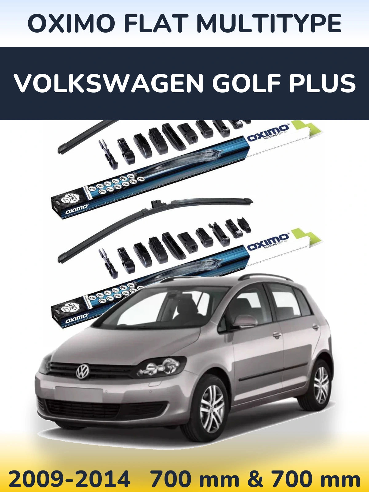 Ștergătoare Oximo Flat MultiTipe pentru Volkswagen Golf Plus
