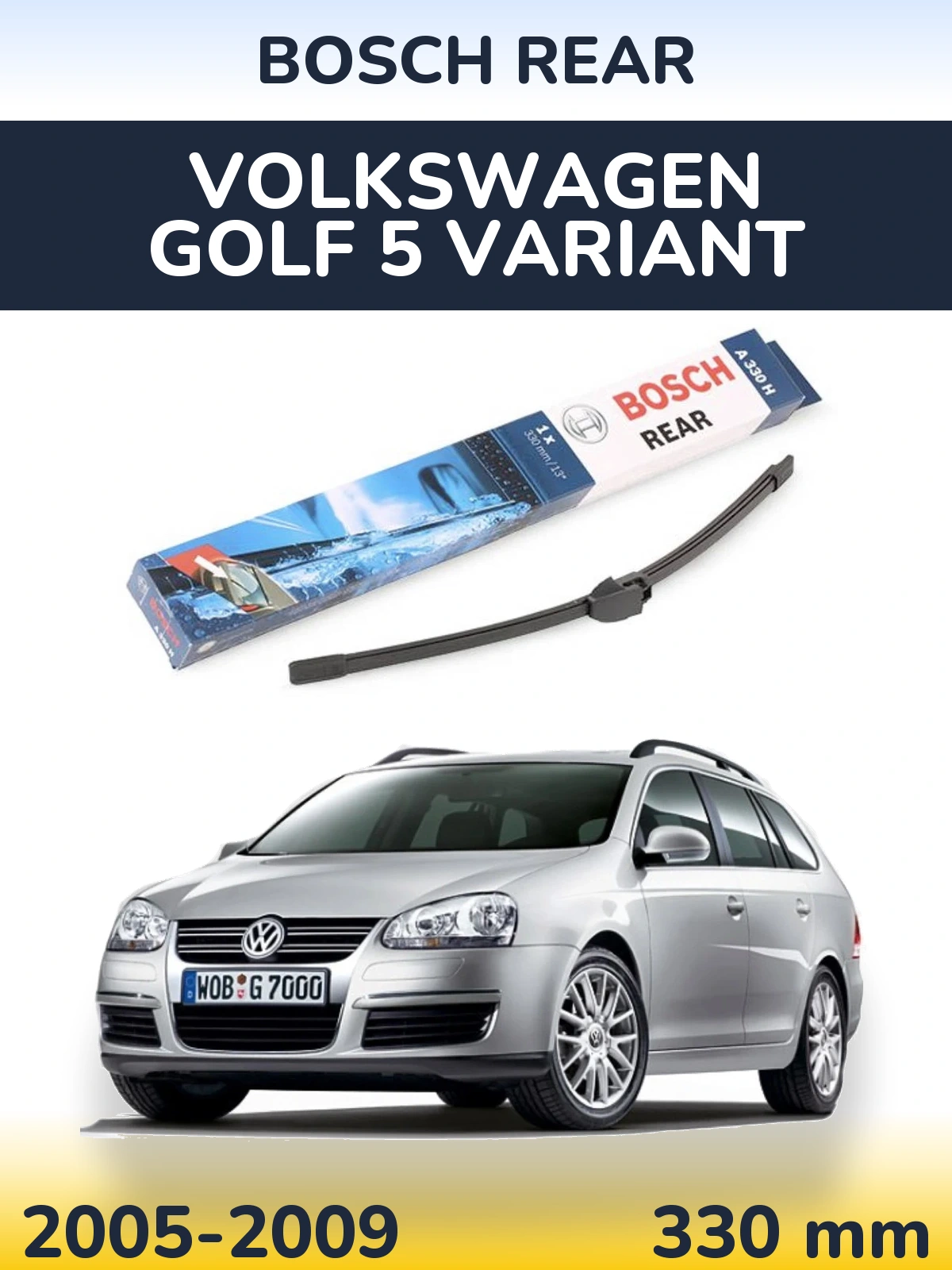 Ștergătoare BOSCH Rear pentru Volkswagen Golf 5 Variant