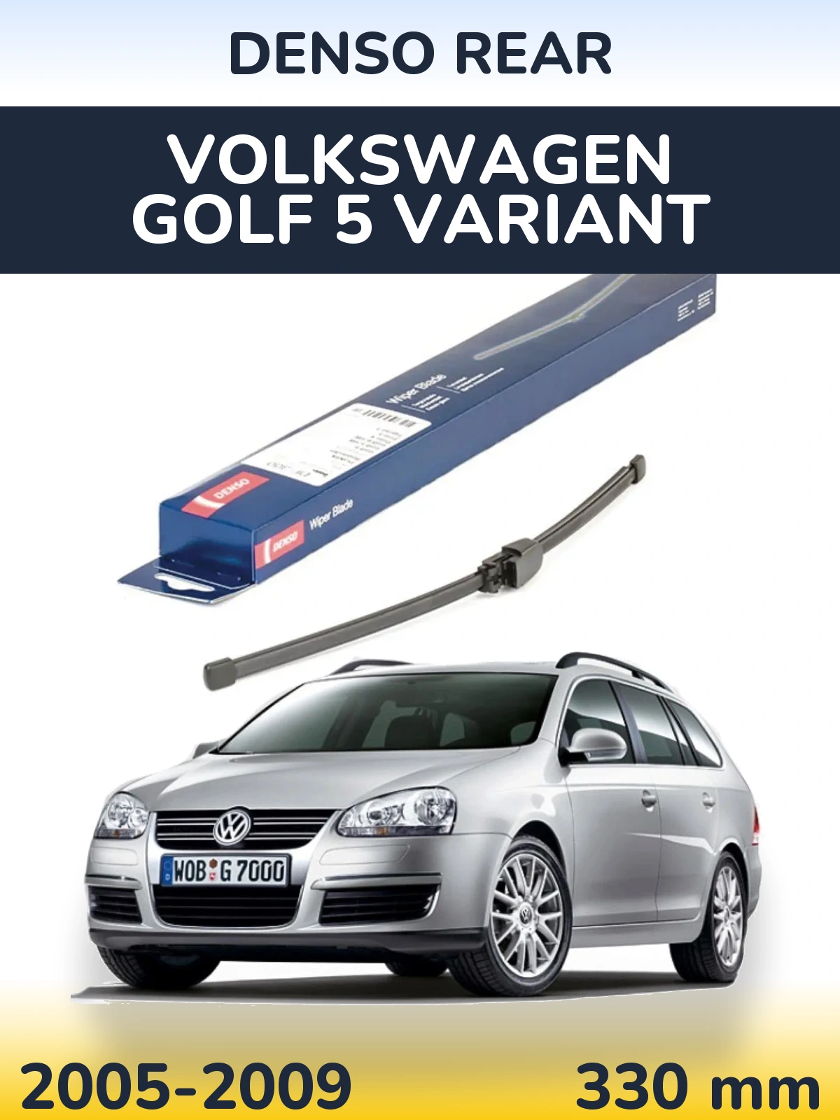 Ștergătoare Denso Rear pentru Volkswagen Golf 5 Variant