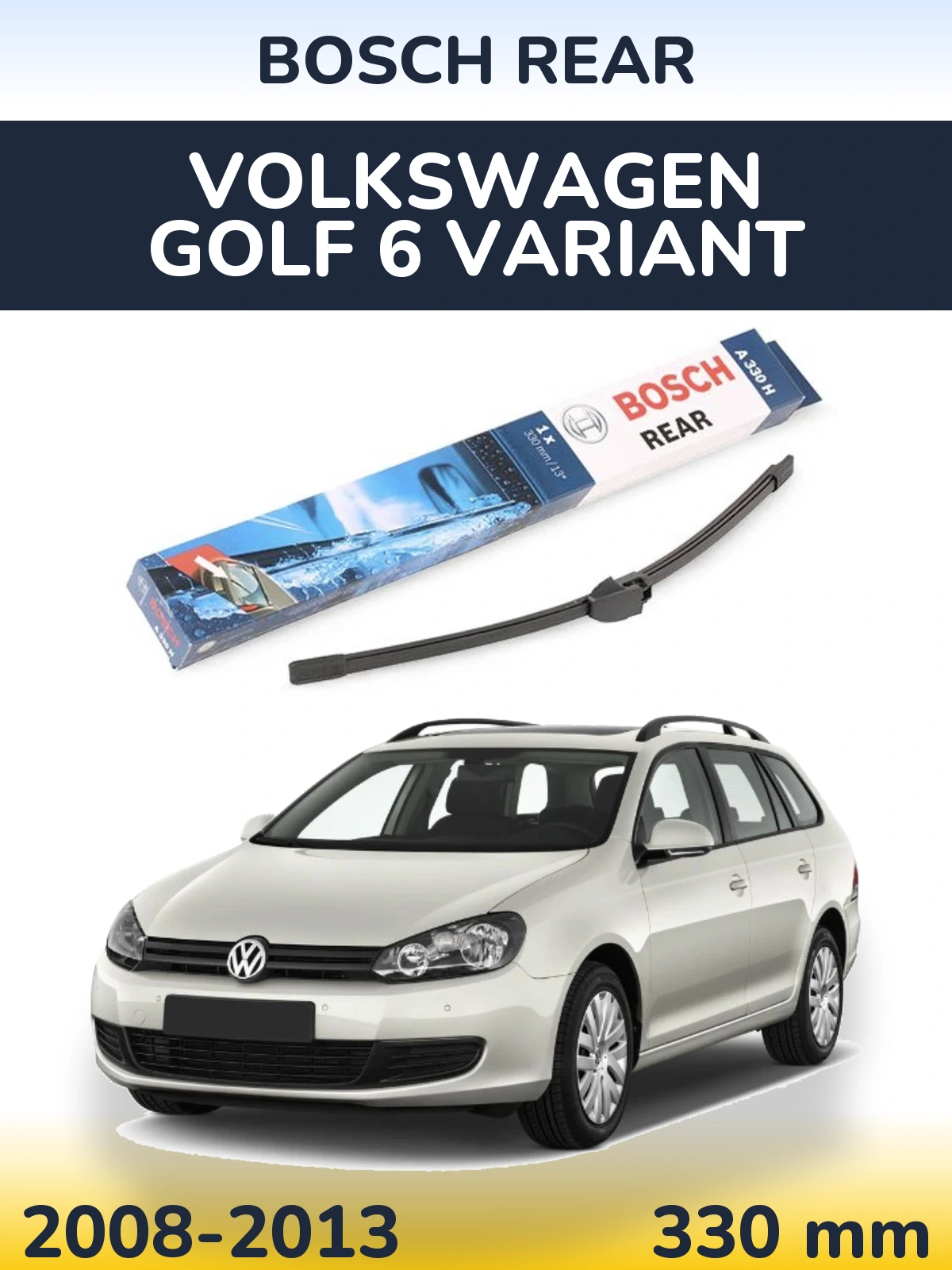 Ștergătoare BOSCH Rear pentru Volkswagen Golf 6 Variant