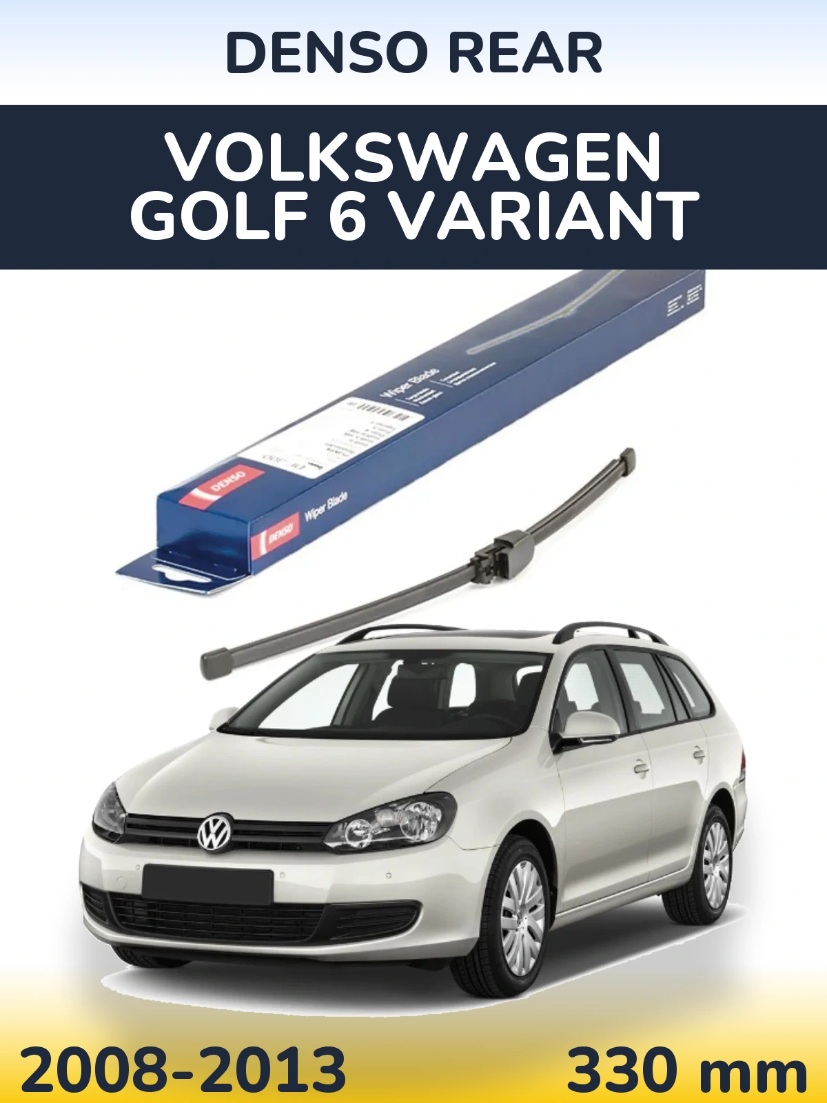 Ștergătoare Denso Rear pentru Volkswagen Golf 6 Variant