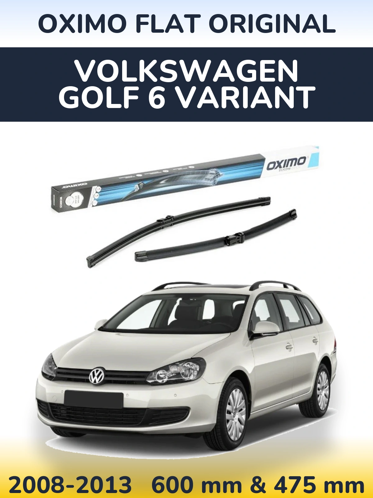 Ștergătoare Oximo Flat Original pentru Volkswagen Golf 6 Variant