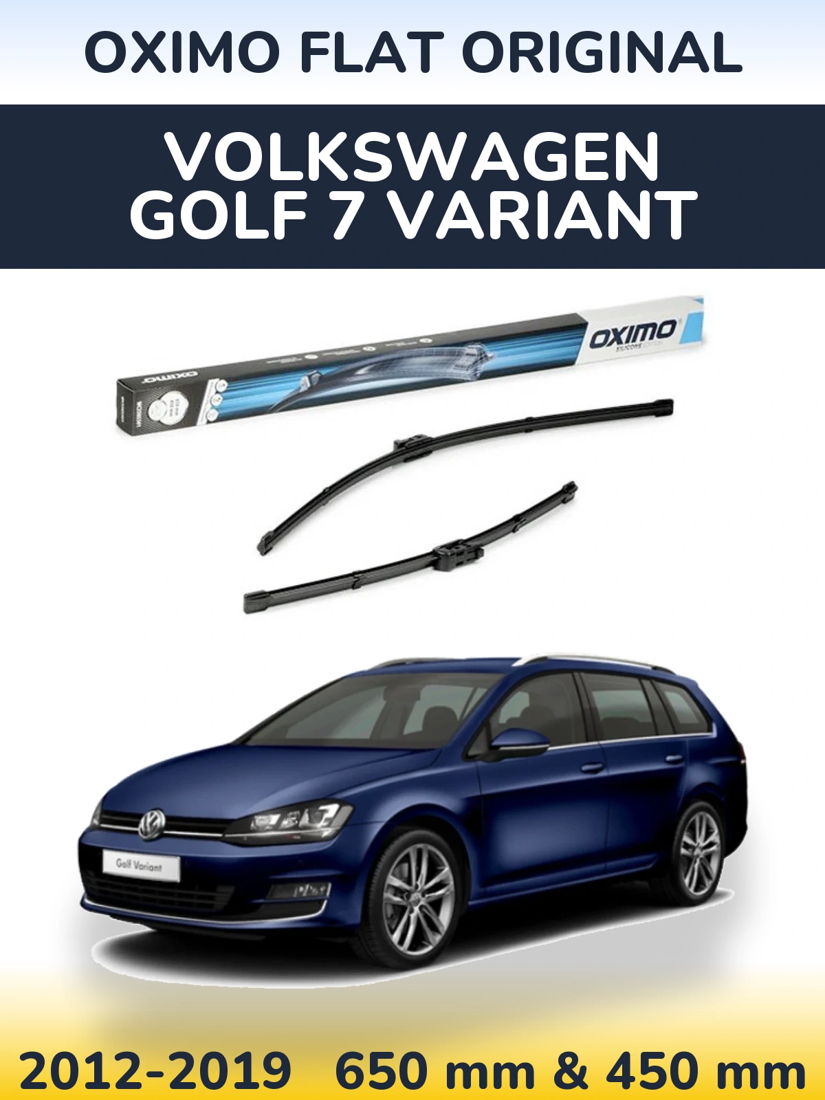 Ștergătoare Oximo Flat Original pentru Volkswagen Golf 7 Variant