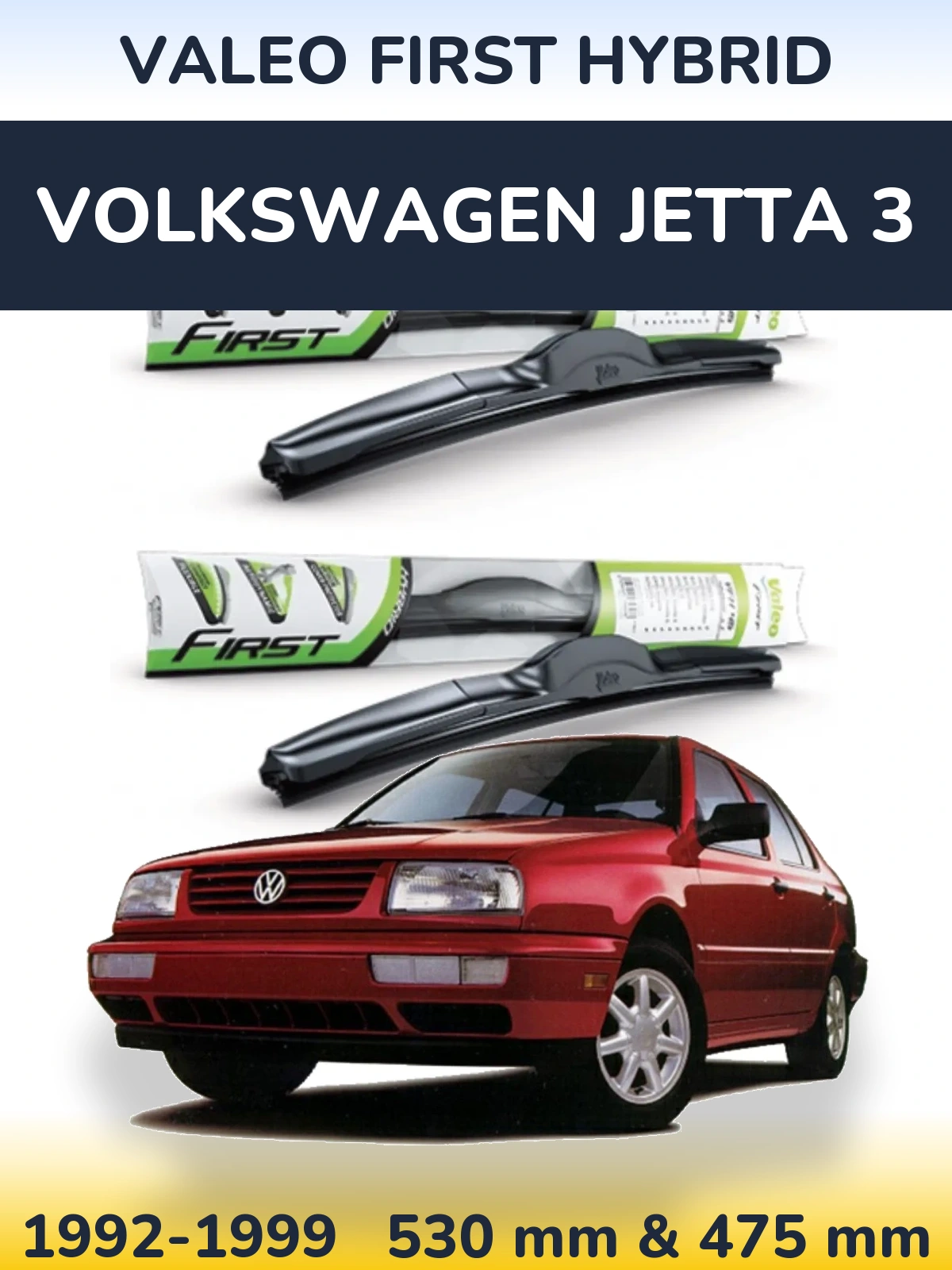Ștergătoare Valeo First Hybrid pentru Volkswagen Jetta 3
