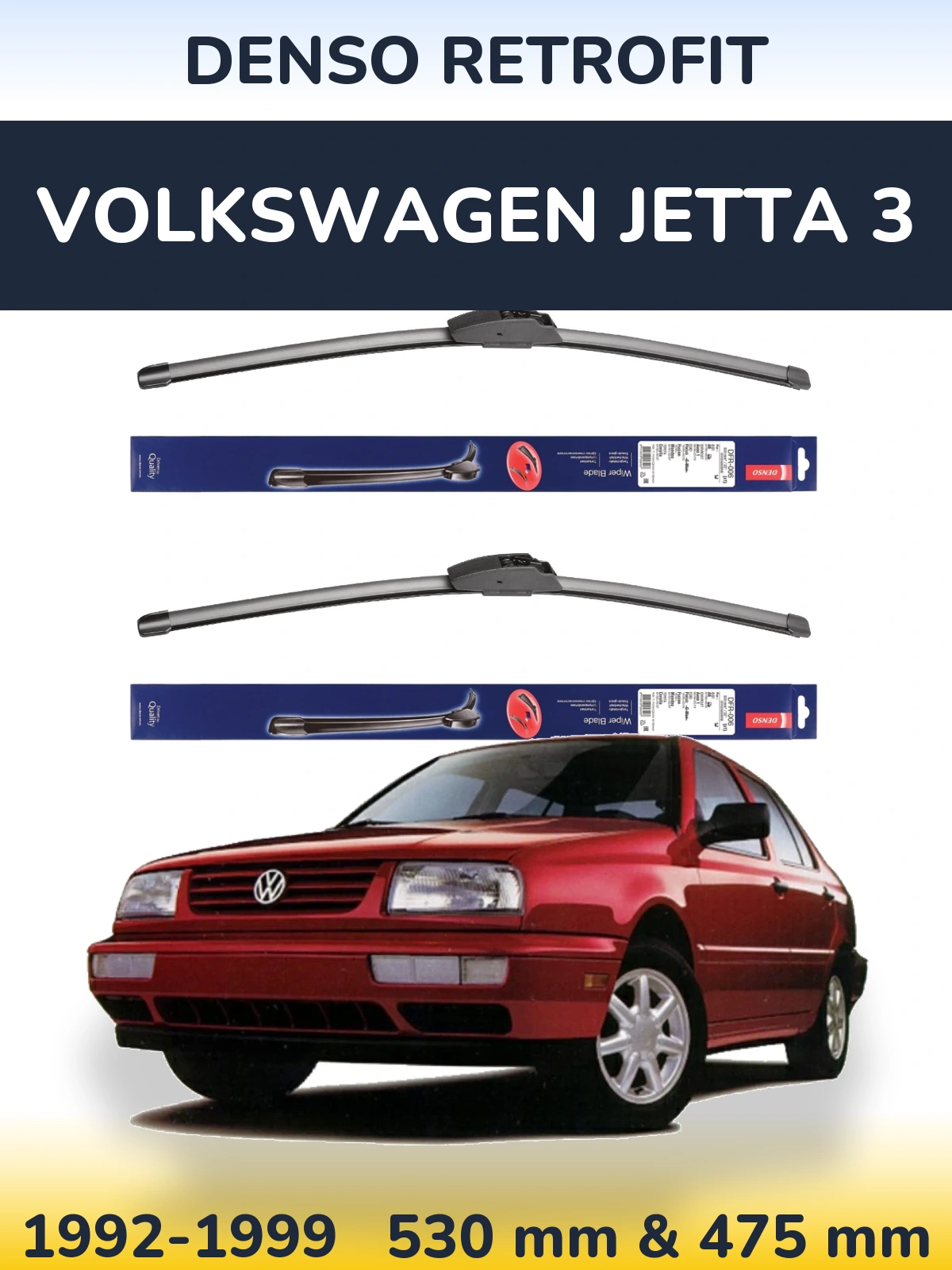 Ștergătoare Denso Retrofit pentru Volkswagen Jetta 3