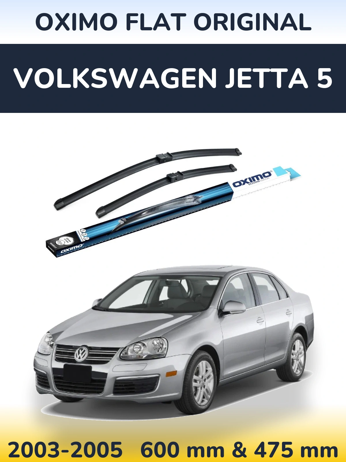 Ștergătoare Oximo Flat Original pentru Volkswagen Jetta 5
