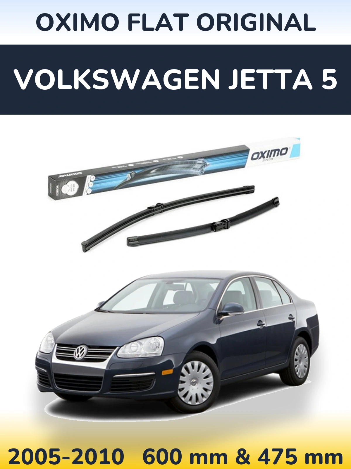 Ștergătoare Oximo Flat Original pentru Volkswagen Jetta 5